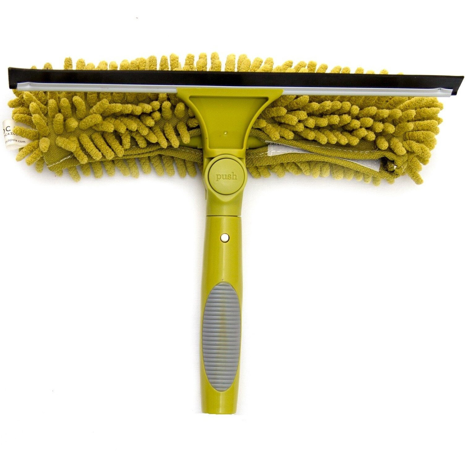 Docazoo, Window Squeegee And Scrubber Combo Attachment, 3 Squeegee Blades Included, Compatible With Any Docapole