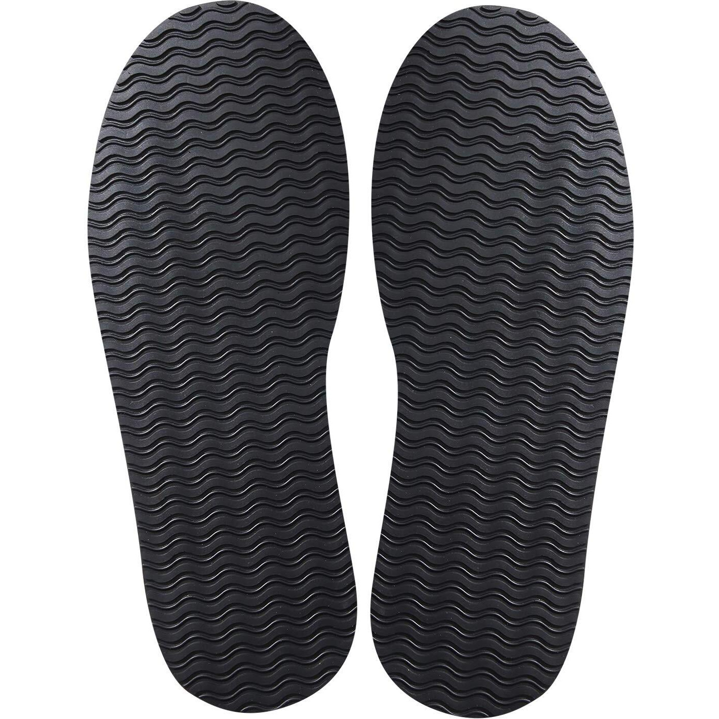 Shoe Rubber Sole Repair, Full Soles Shoe Repair Supplies, Non-Slip, Black, 1 Pair