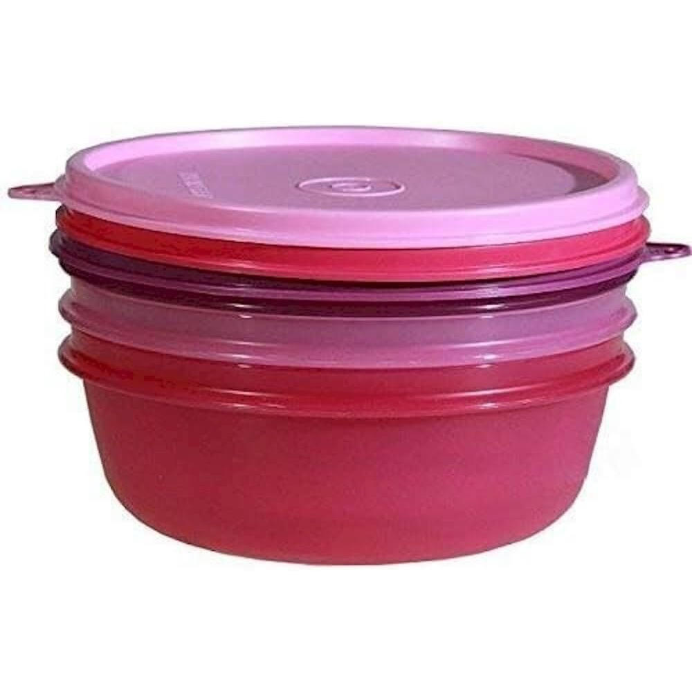 Tupperware Leftover Bowl Set Storage Food Containers (600Ml X 3Pcs)