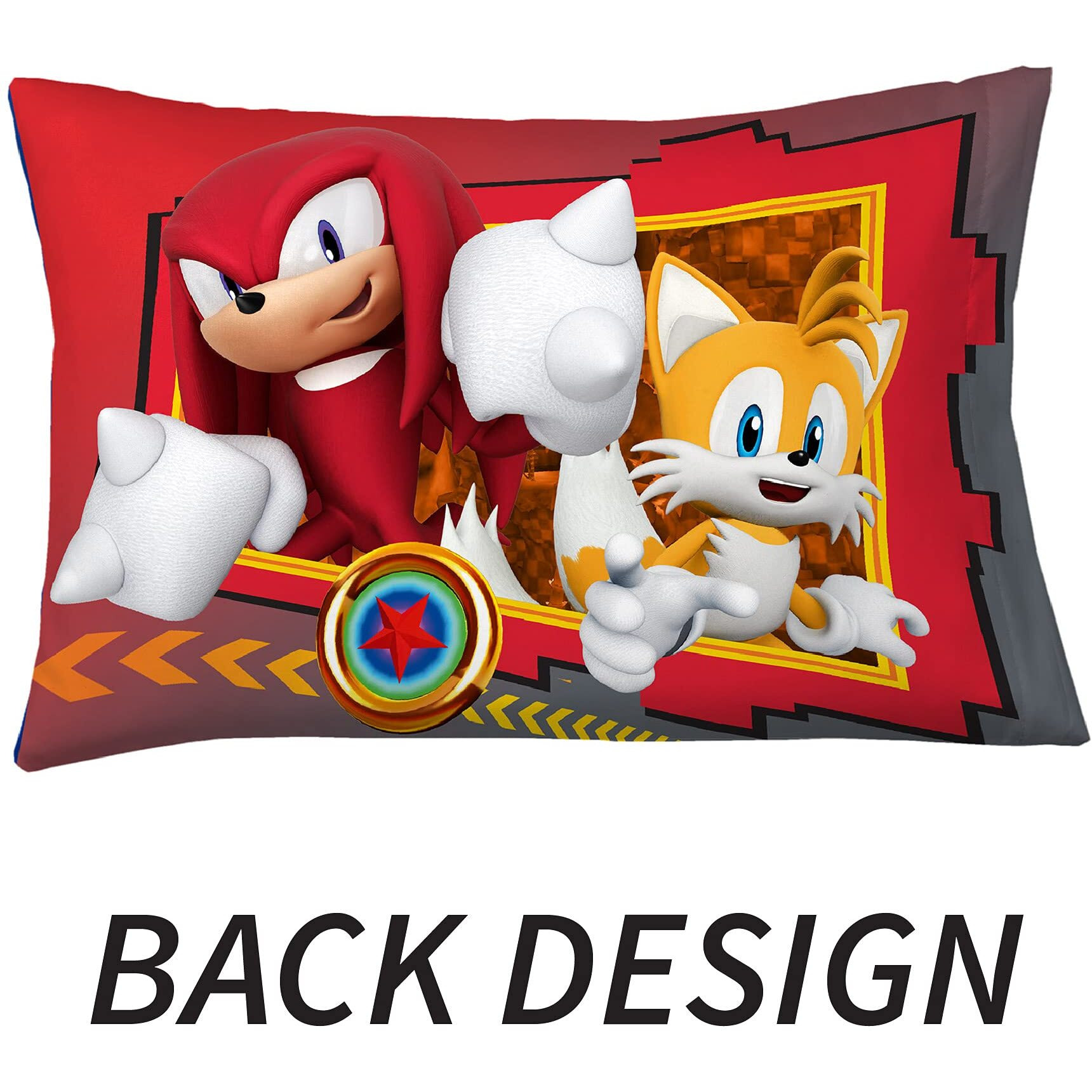 Franco Kids Bedding Super Soft Microfiber Reversible Pillowcase, 20 In X 30 In, Sonic The Hedgehog