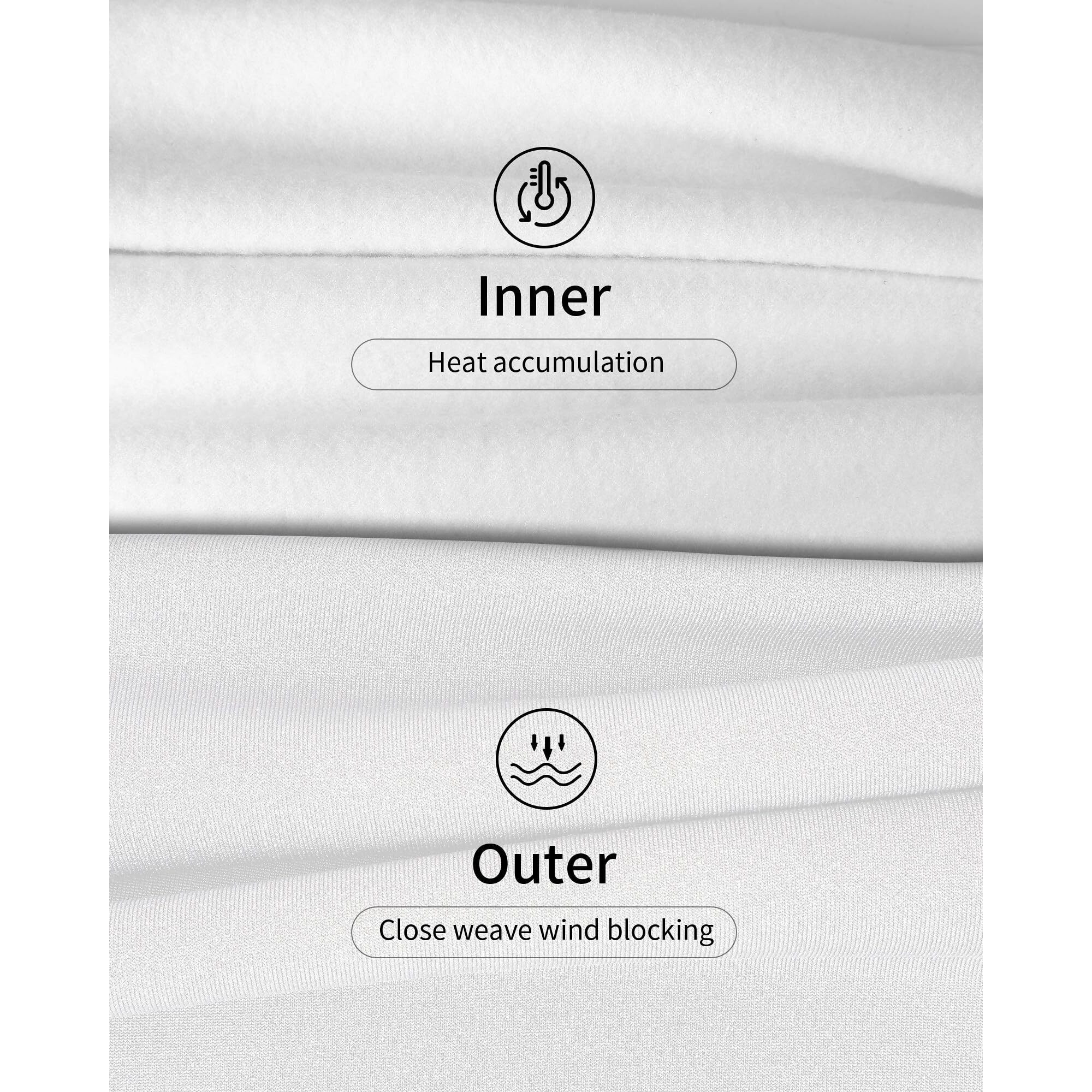 Weerti Thermal Underwear For Women Long Johns Women With Fleece Lined, Base Layer Women Cold Weather Top Bottom(White Xl)