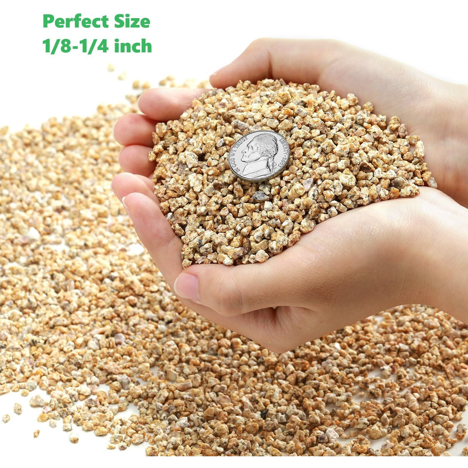 Boniosz 2.4Lb Succulent And Cactus Maifanitum Stones, D  Cor & Additive Rocks,Diy Rocks Gravel For Bonsai, Fairy Gardening, Vases Fillers, Terrarium