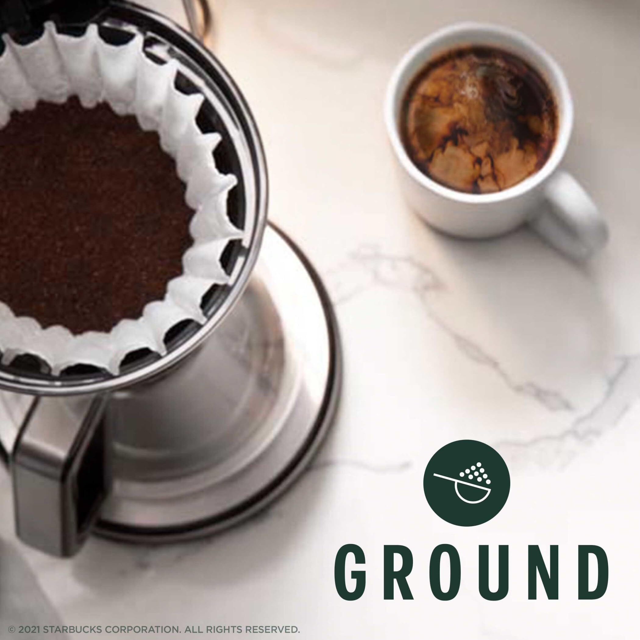 Starbucks Ground Coffee, Medium Roast Coffee, Breakfast Blend, 100% Arabica, 6 Bags (12 Oz. Each)