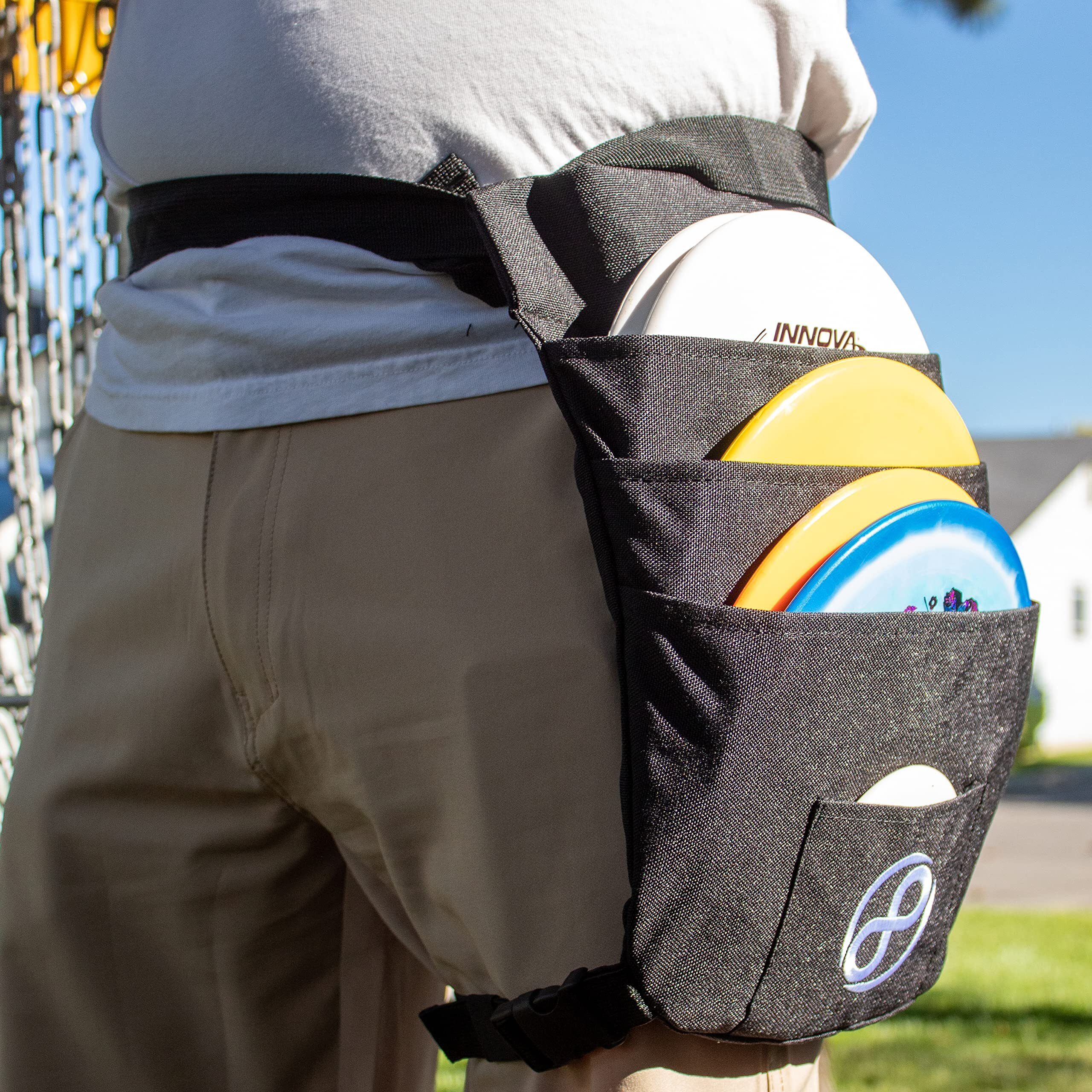 Infinite Discs Holster Disc Golf Pouch Xl (Black)