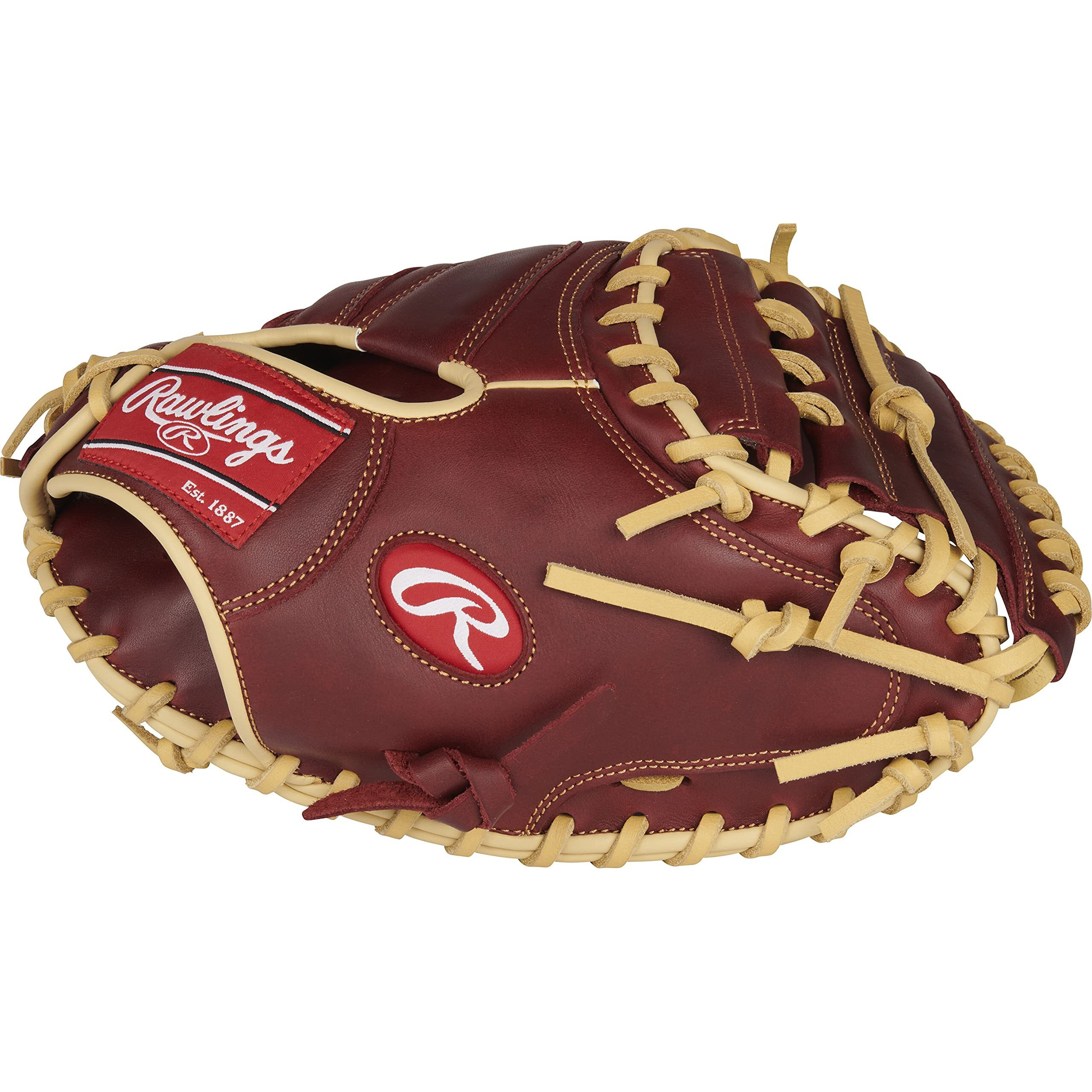 Rawlings | Sandlot Baseball Catcher's Mitt | Right Hand Throw | 33"" - 1-Piece Solid Web