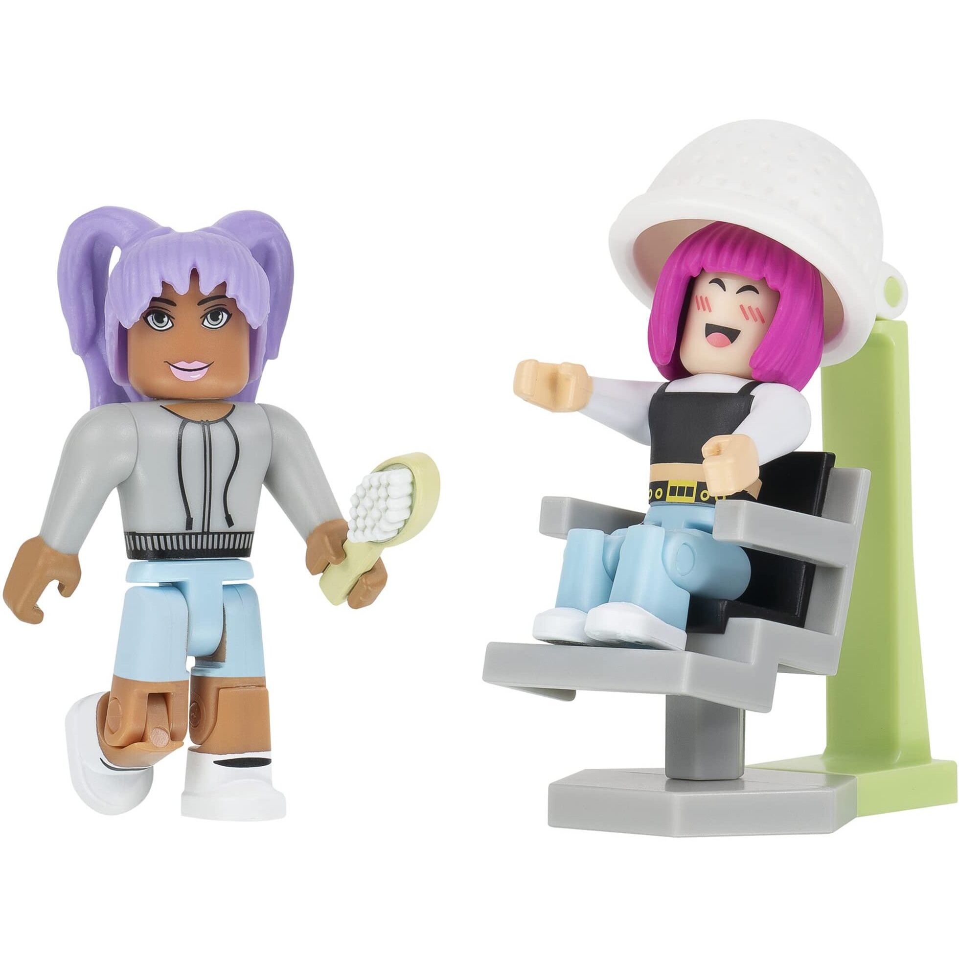 Roblox Celebrity Collection - Brookhaven Hair & Nails Game-Pack [Includes Exclusive Virtual Item]