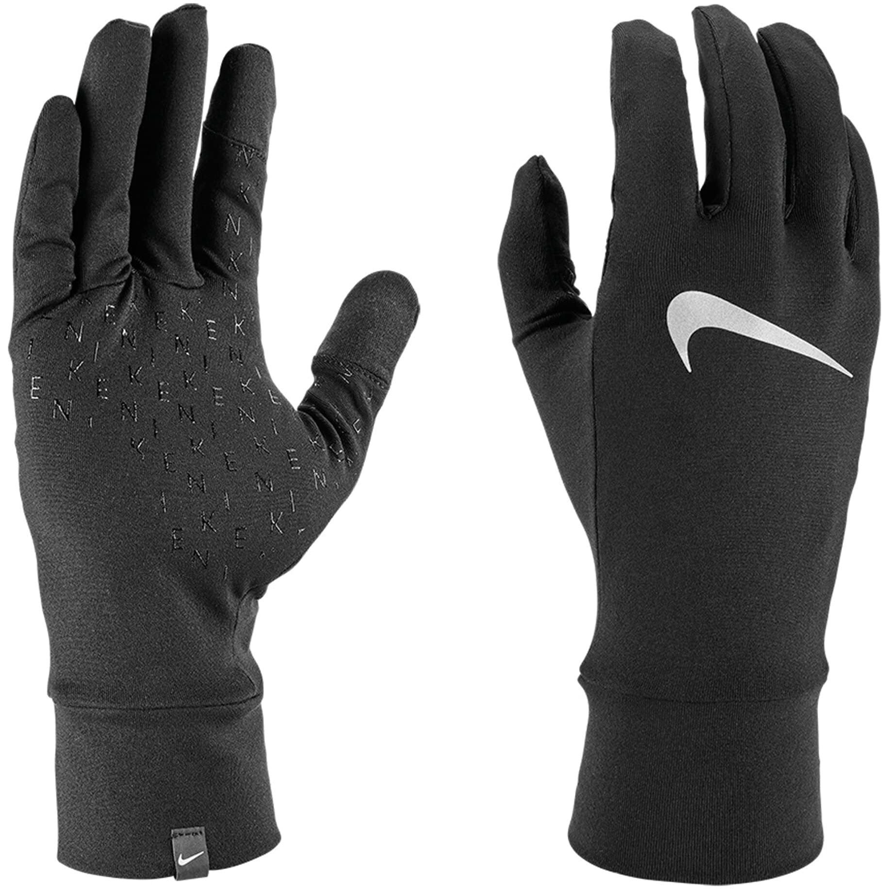 Nike Unisex - Black- L/Xl Nike Mens Fleece Glove Rg Black L Xl, 082 Black/Black/Silver, L-Xl Uk