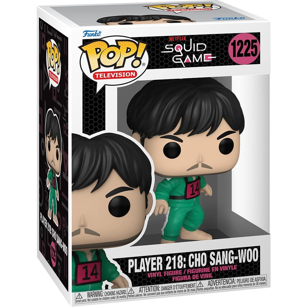 Funko Pop Tv Squid Game- Player 218 Cho Sang-Woo, Multicolor