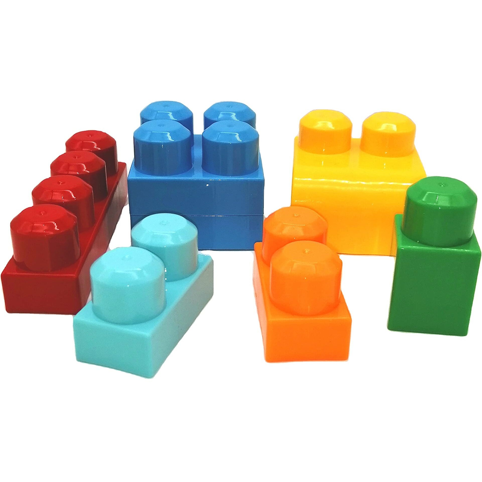 Stjoyopy 88Pcs Big Building Blocks With Blue Building Bag Educational Stem Toys Gift For Kids And Toddlers