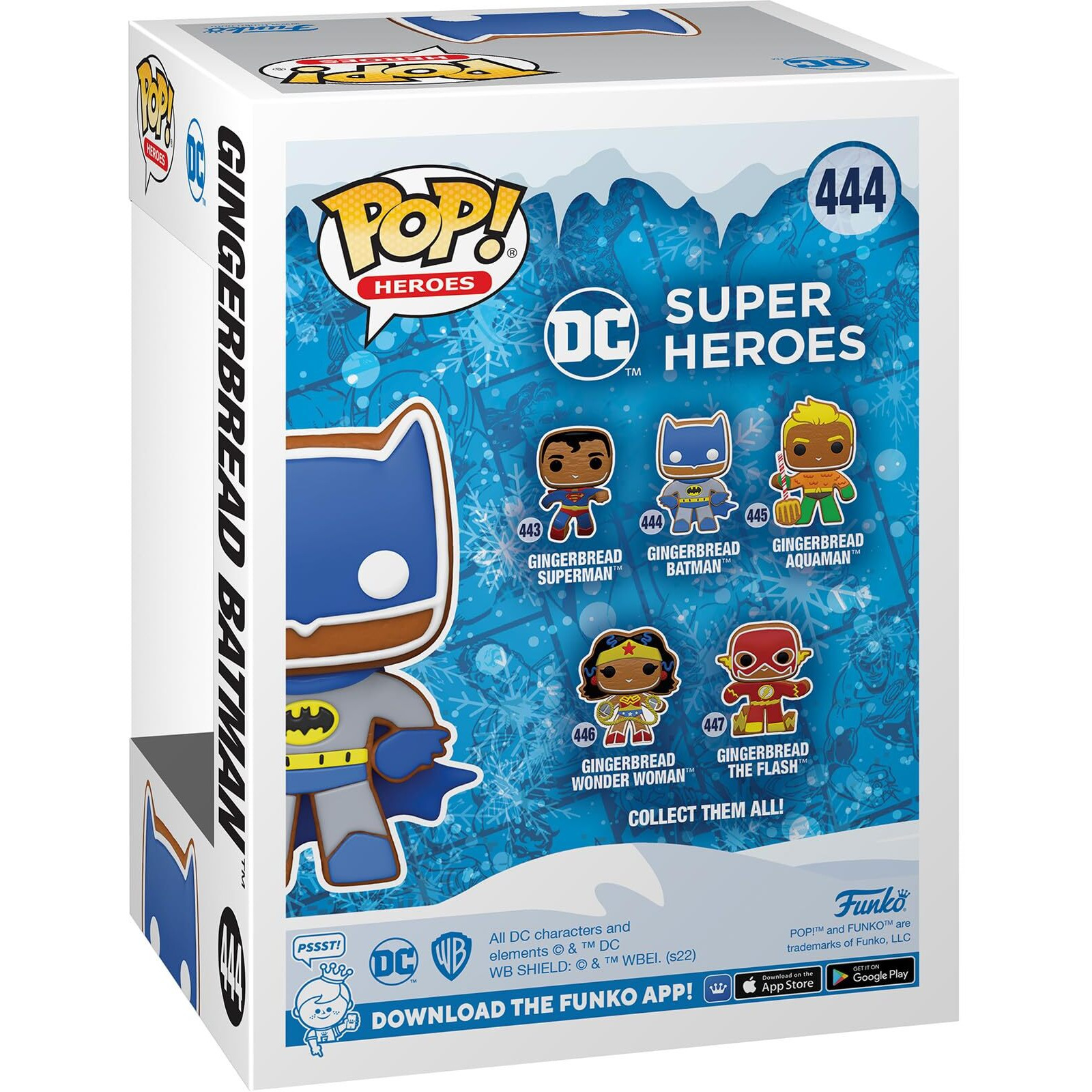 Funko Pop Heroes Dc Holiday - Gingerbread Batman