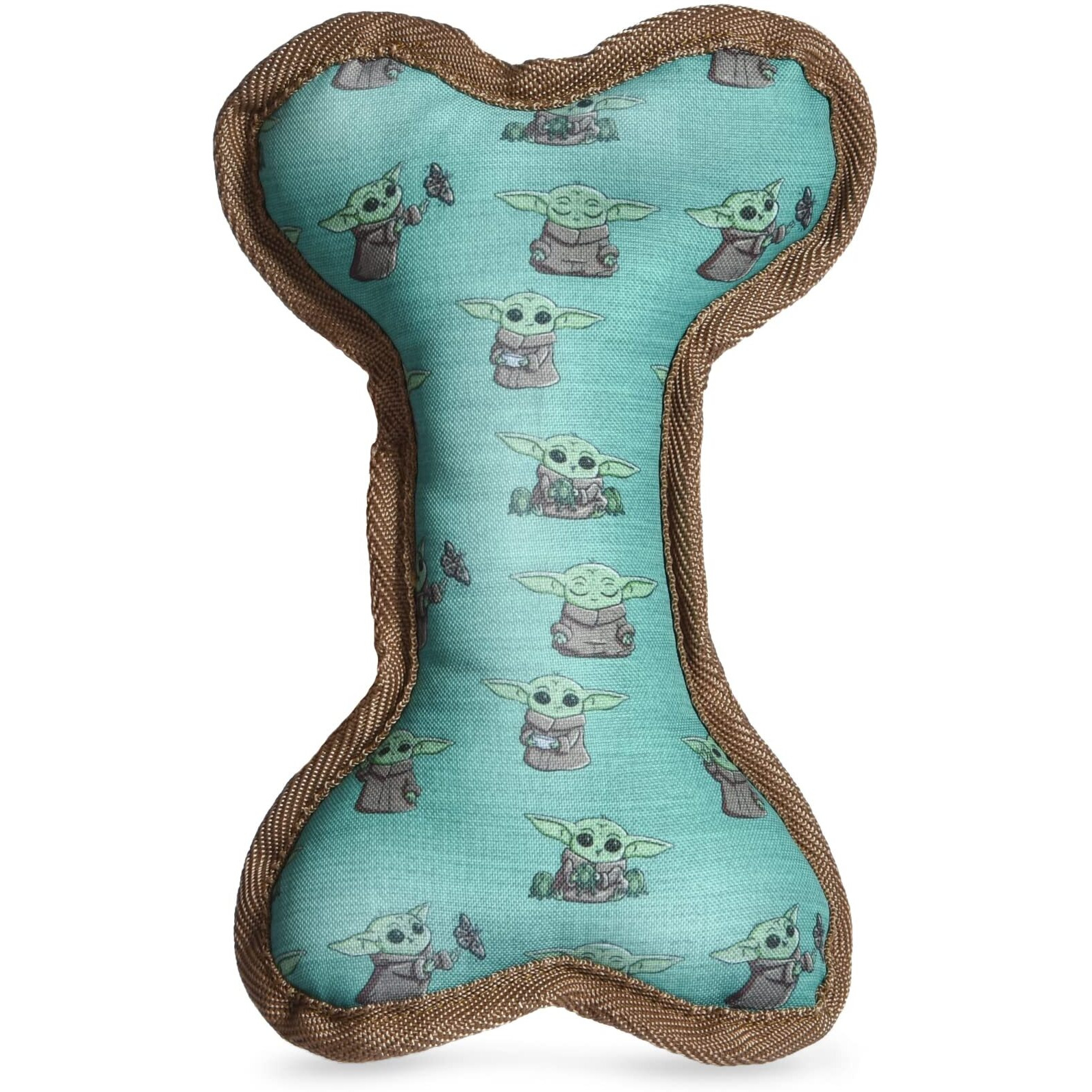 Star Wars Mandalorian The Child Oxford Bone Squeak Toy Dog Toy From Star Wars & The Mandalorian Bone-Shaped Squeaker Toy Star Wars Squeaky Chew Toy For Dogs,8 Inch