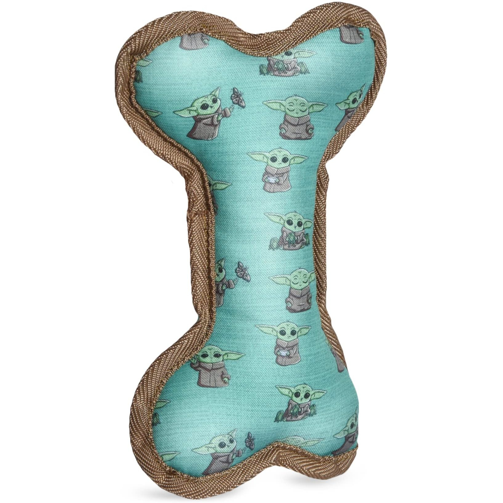 Star Wars Mandalorian The Child Oxford Bone Squeak Toy Dog Toy From Star Wars & The Mandalorian Bone-Shaped Squeaker Toy Star Wars Squeaky Chew Toy For Dogs,8 Inch