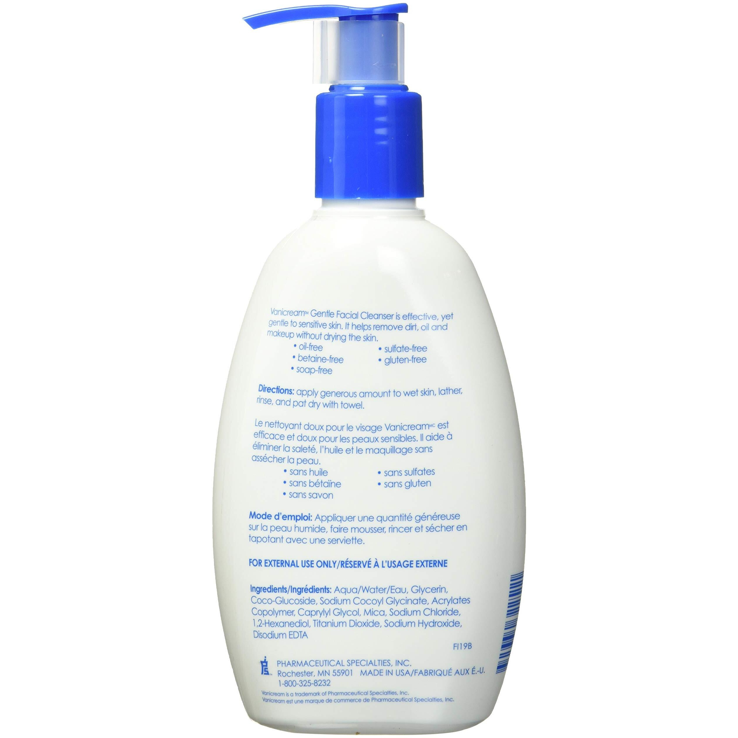 Vanicream Gentle Facial Cleanser, 8 Fl Oz Tej