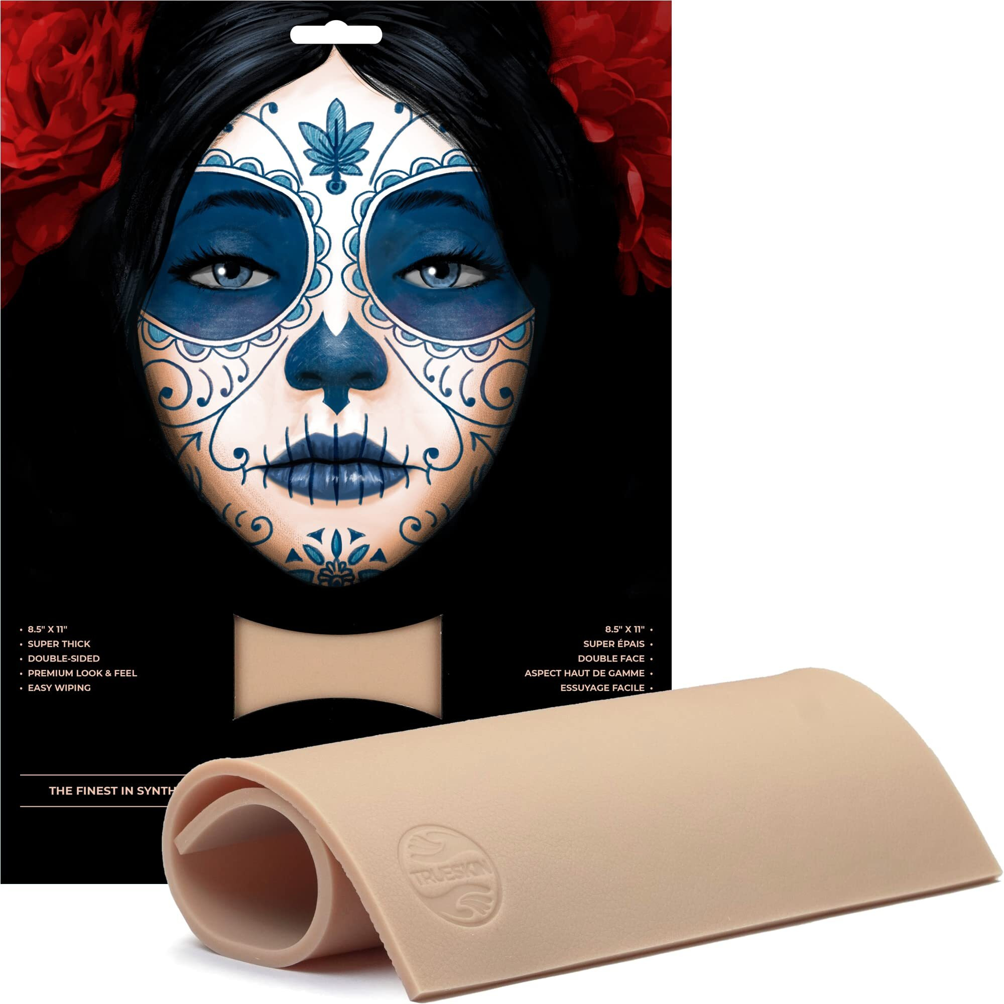 Trueskin Tattoo - 8.5 X 11 Leatherflex - Double Sided - Skin For Tattoo Practice - Tattoo Skin - Tattoo Practice Skin - Microblading Practice Skin