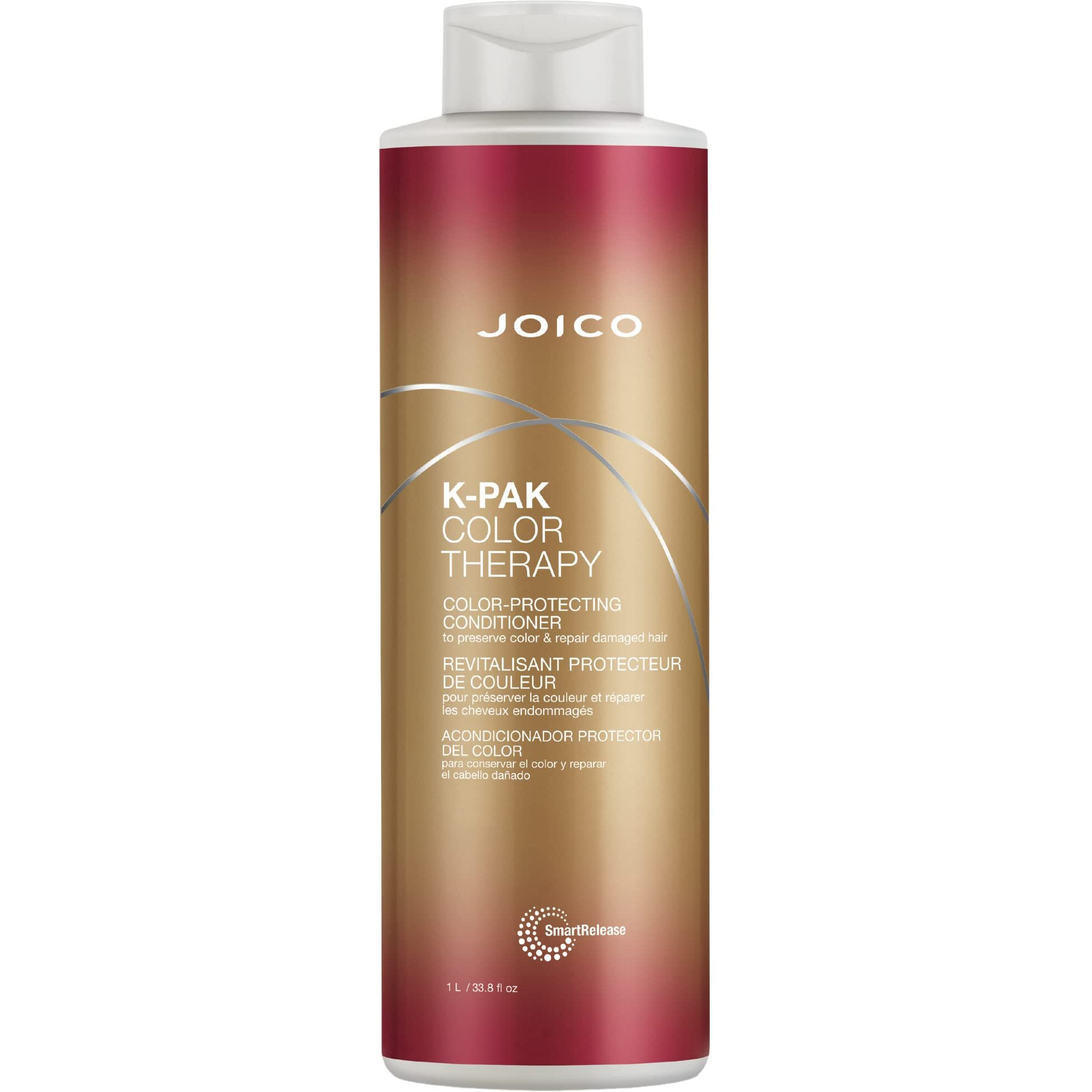 Joico K-Pak Color Therapy Color-Protecting Conditioner | For Color-Treated Hair | Boost Shine & Elasticity | Repair Breakage | Rebuild Damaged Hair | With Keratin & Argan Oil | 33.8 Fl Oz