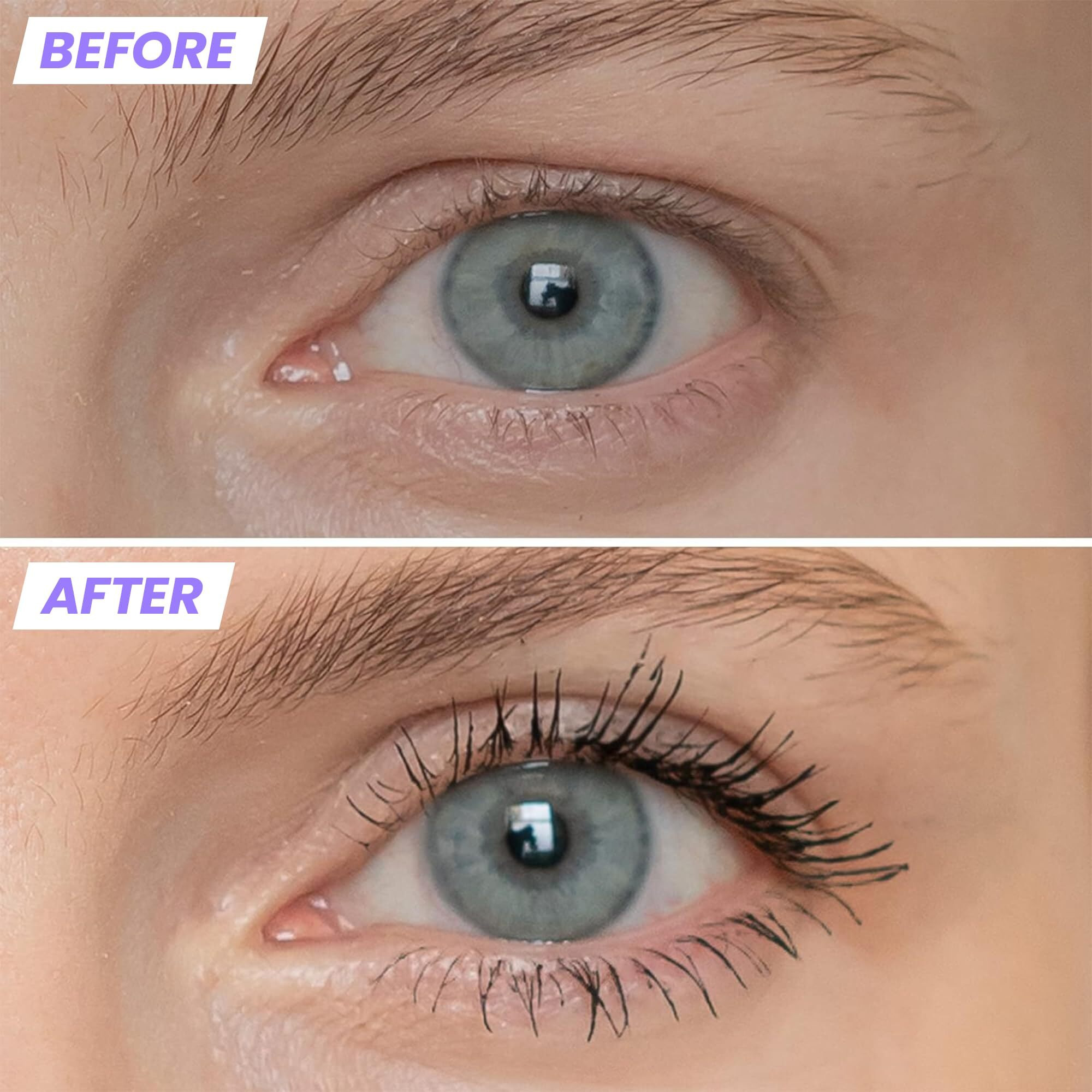 Wonderskin Mascara - Black Mascara For Volume, Length, And Curl - Lengthening, Volumizing Lash Mascara & Smudge Proof Eyelash Mascara