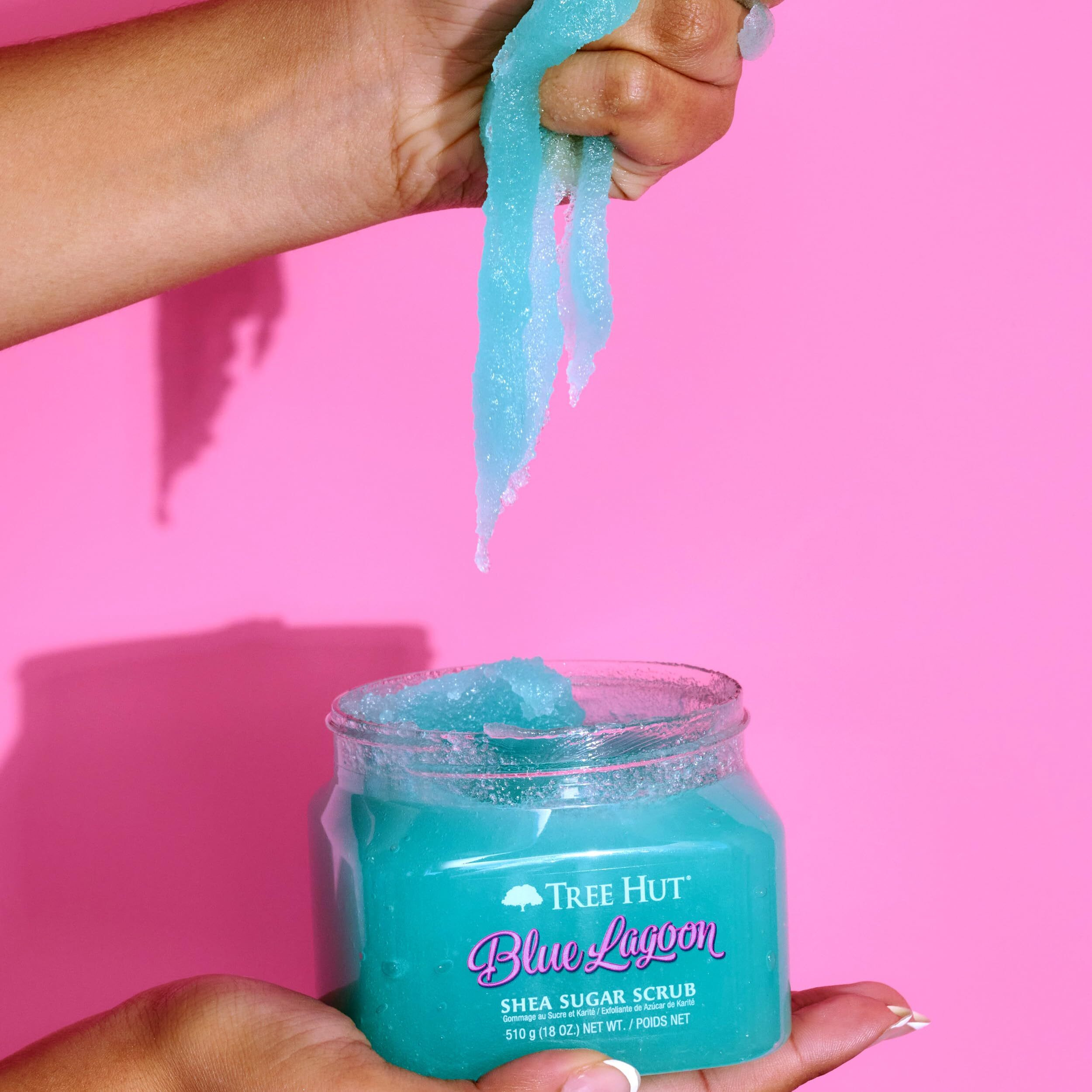 Tree Hut Blue Lagoon Shea Sugar Exfoliating & Hydrating Body Scrub, 18 Oz