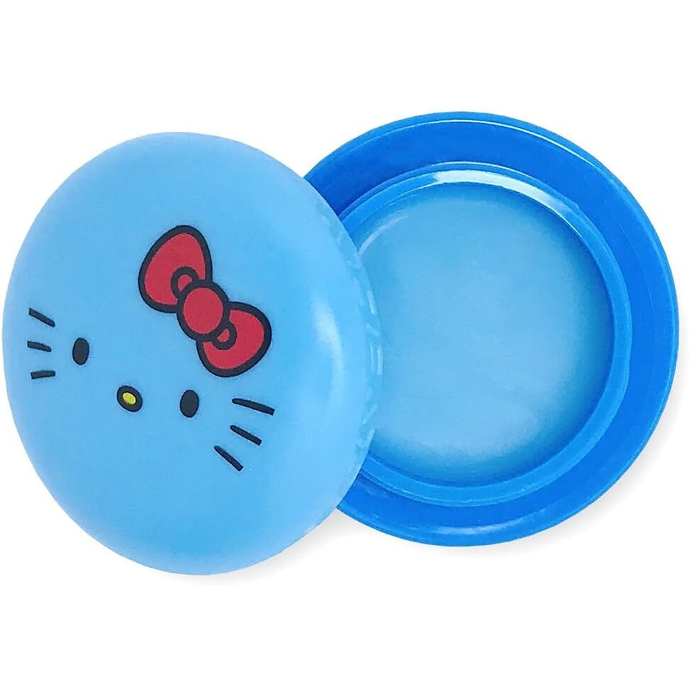 The Crme Shop X Sanrio Hello Kitty Macaron Lip Balm (Hello Kitty Cool As Mint) Korean Cute Scented Pocket Portable Soothing Advanced Must-Have On-The-Go