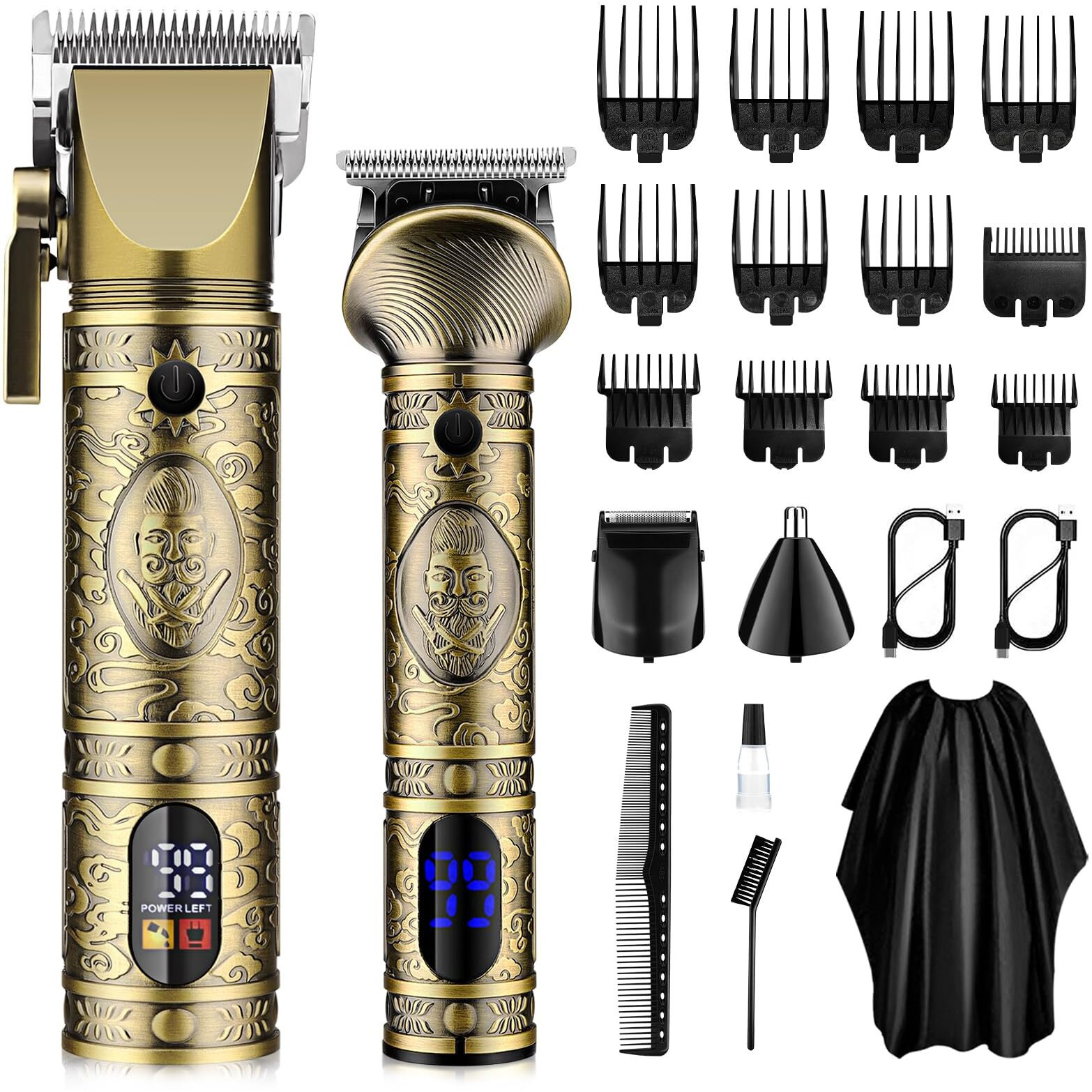 Mens Hair Clipper, Cordless Hair Clippers For Men Professional, Electric Shavers For Men, Beard Trimmer, Foil Shavers For Men,Clippers And Trimmers Set, Baber Kit, Hair Cutting Kit