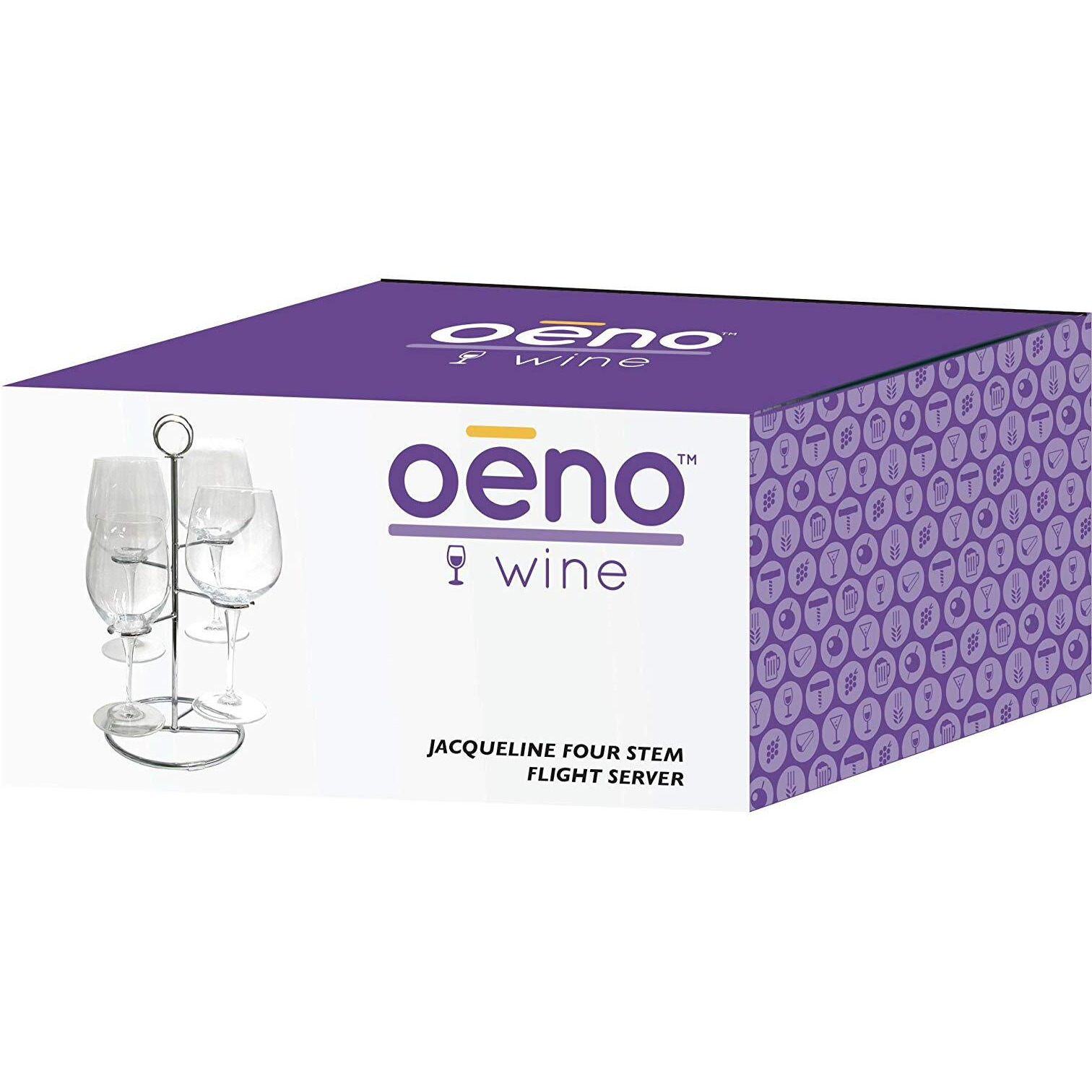 Oenophilia Jacqueline Four Stem Glass Flight Wine Server