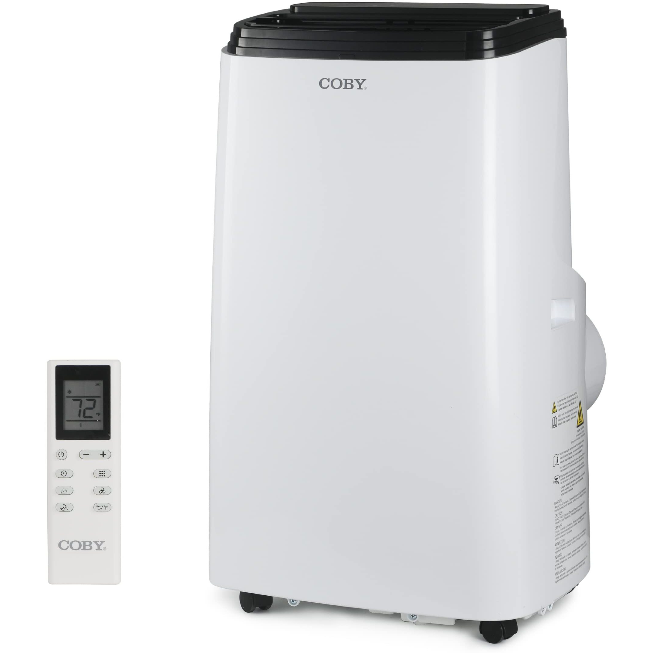 Coby Cbpac815H 4-In-1 Ac Unit, Heater, Dehumidifier & Fan, 12,000 Btus Portable-Air-Conditioners, 12000 + Heat, White