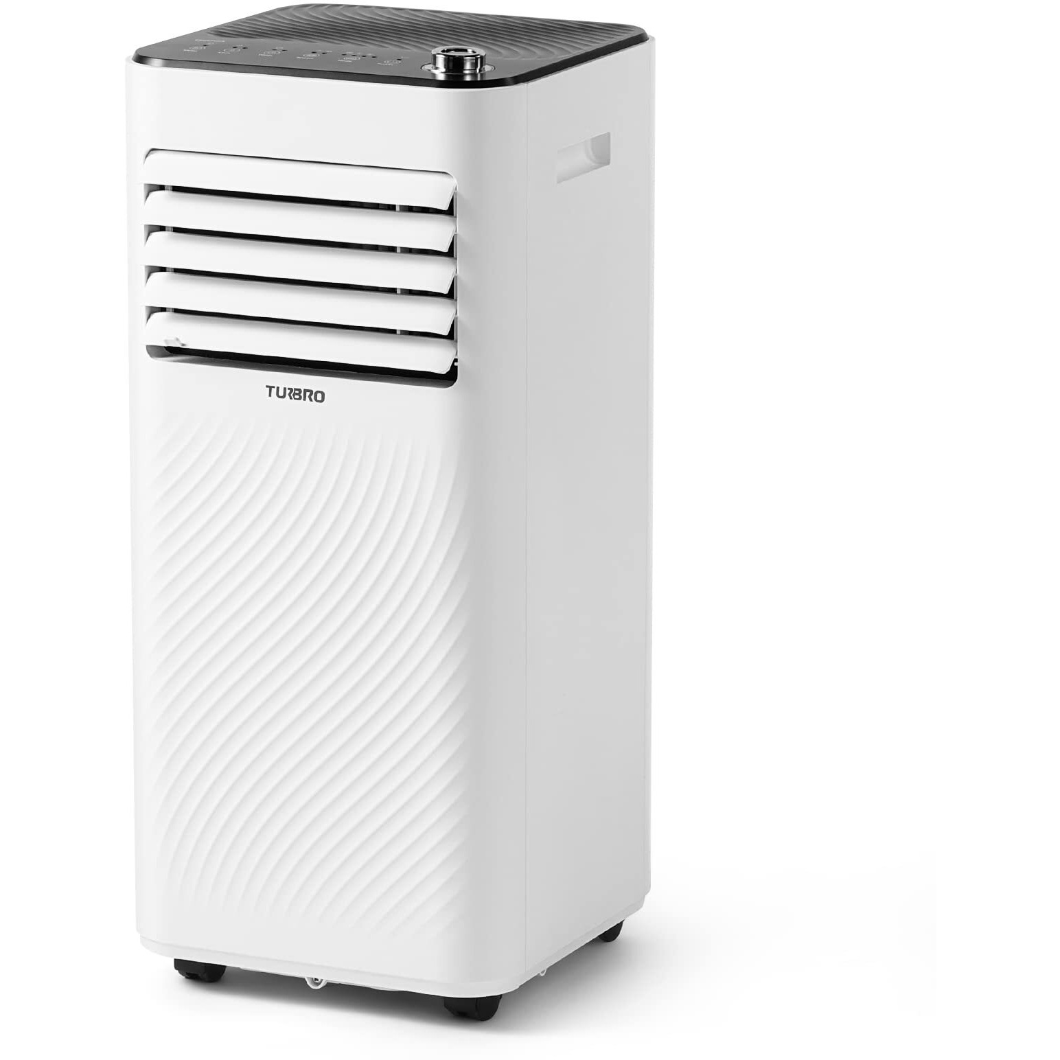 Turbro Finnmark 10,000 Btu Portable Air Conditioner, Dehumidifier And Fan, 3-In-1 Floor Ac Unit For Rooms Up To 400 Sq Ft, Sleep Mode, Timer, Remote Included (6,000 Btu Sacc)