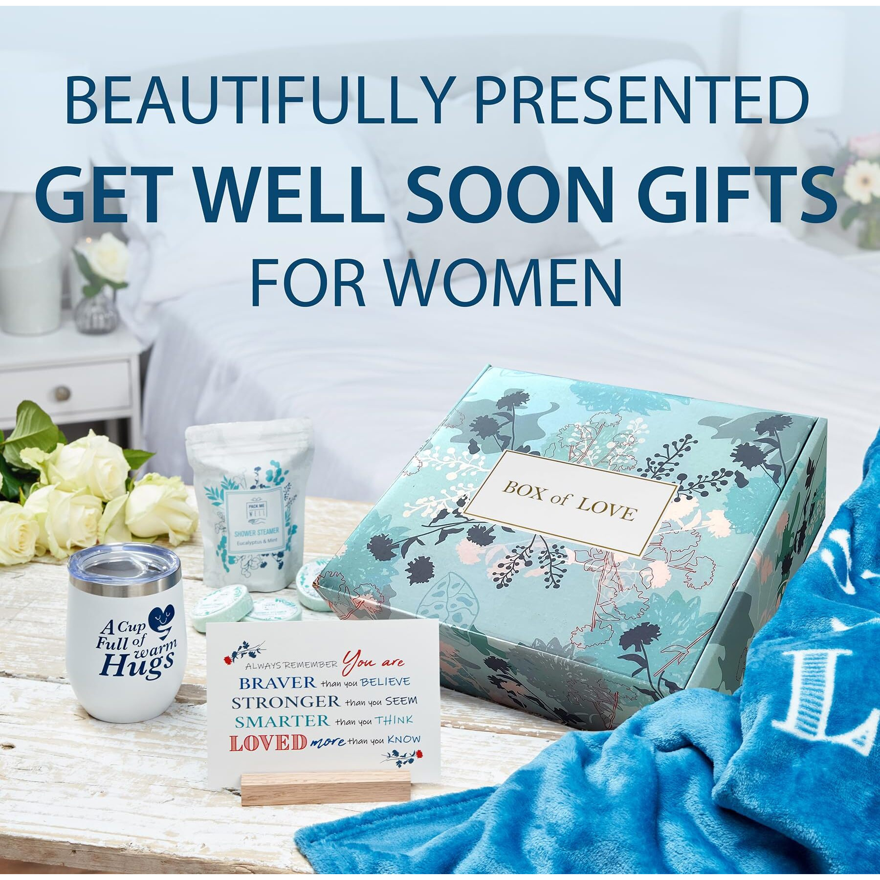 Cancer Care Gifts For Women - Care Package For Women - Get Well Soon Gift Baskets For Women - Get Well Gifts For Women - Chemo Care Package For Women - Cancer Gifts For Women - Care Package