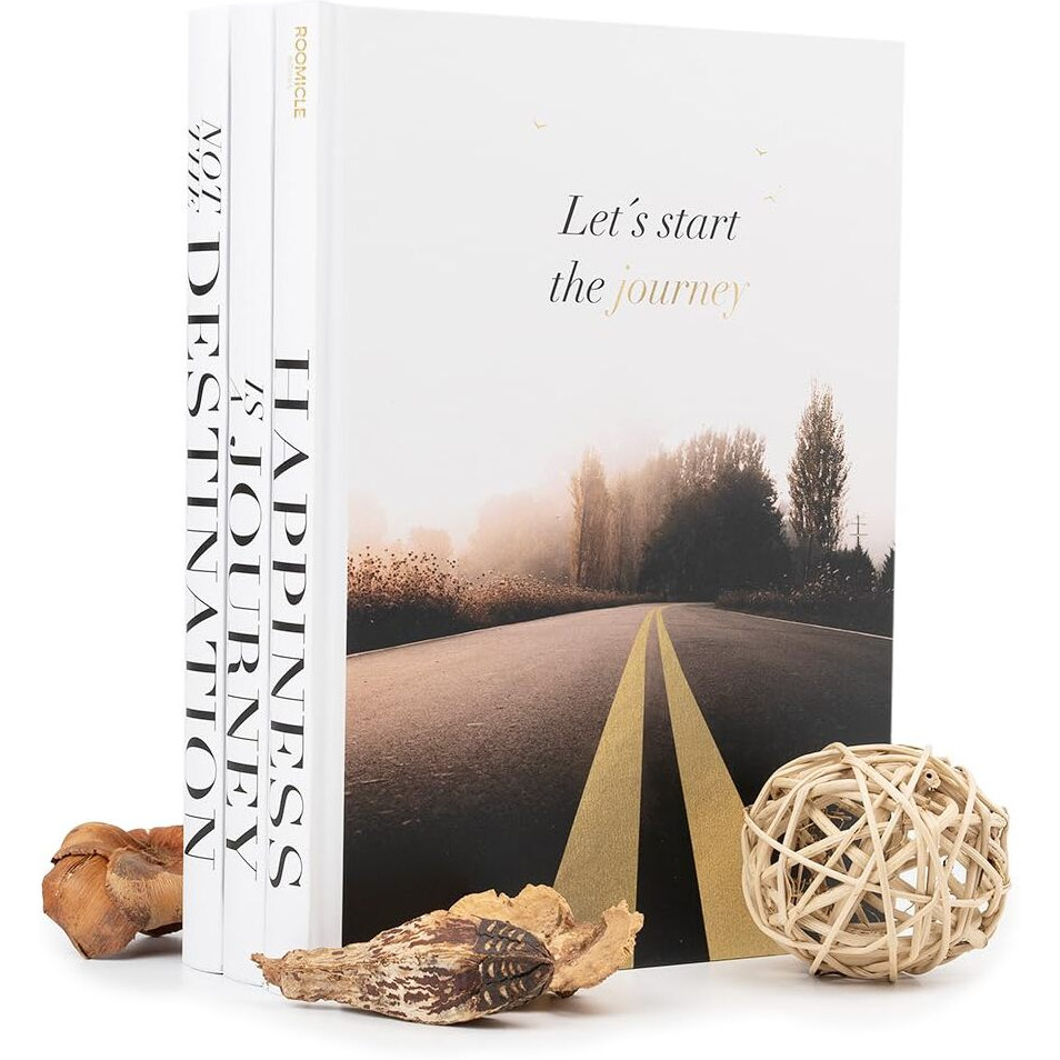 Decorative Books For Home Decor - Coffee Table Book Decor - Fake Books For Decoration - Faux Books For Decoration - Decorative Books For Coffee Table Decor - Decorative Book - Large Book Decor