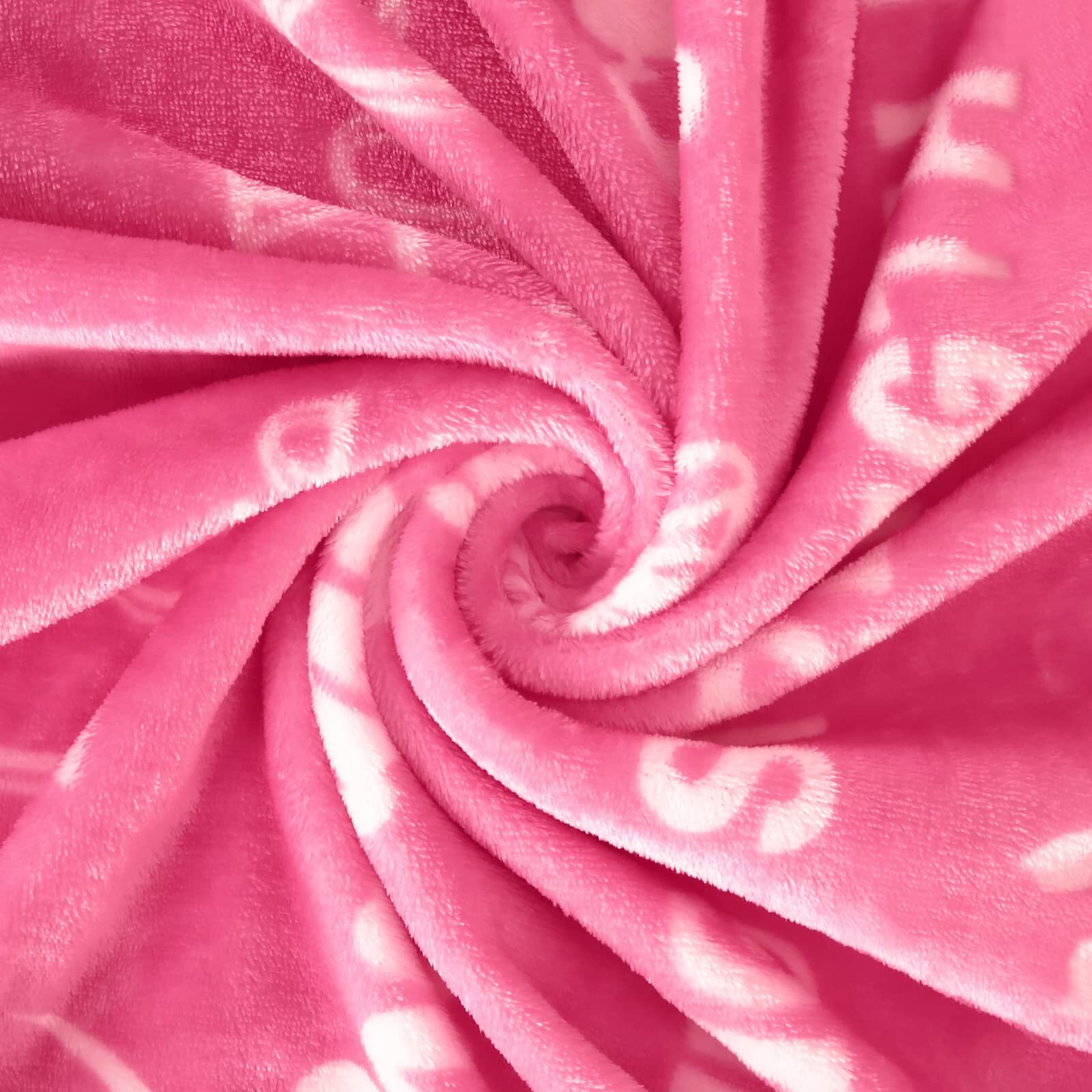 Macevia Breast Cancer Gifts For Women Fleece Healing Thoughts Blanket Super Soft & Warm Get Well Breast Cancer Blanket Sympathy Gift With Inspirational Positive Energy (50"&quotX60"", Pink)