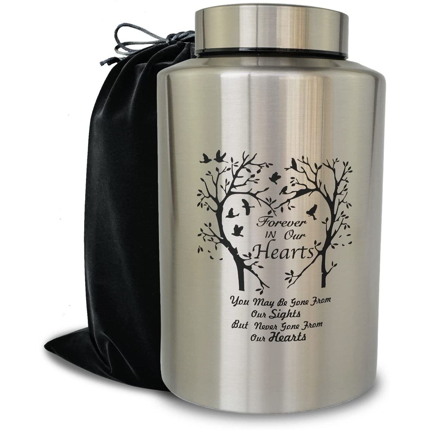 220 Lbs Large Urns For Adult Male Female Ashes, Decorative Cremation Urn For Human Ashes(Tree Of Love)