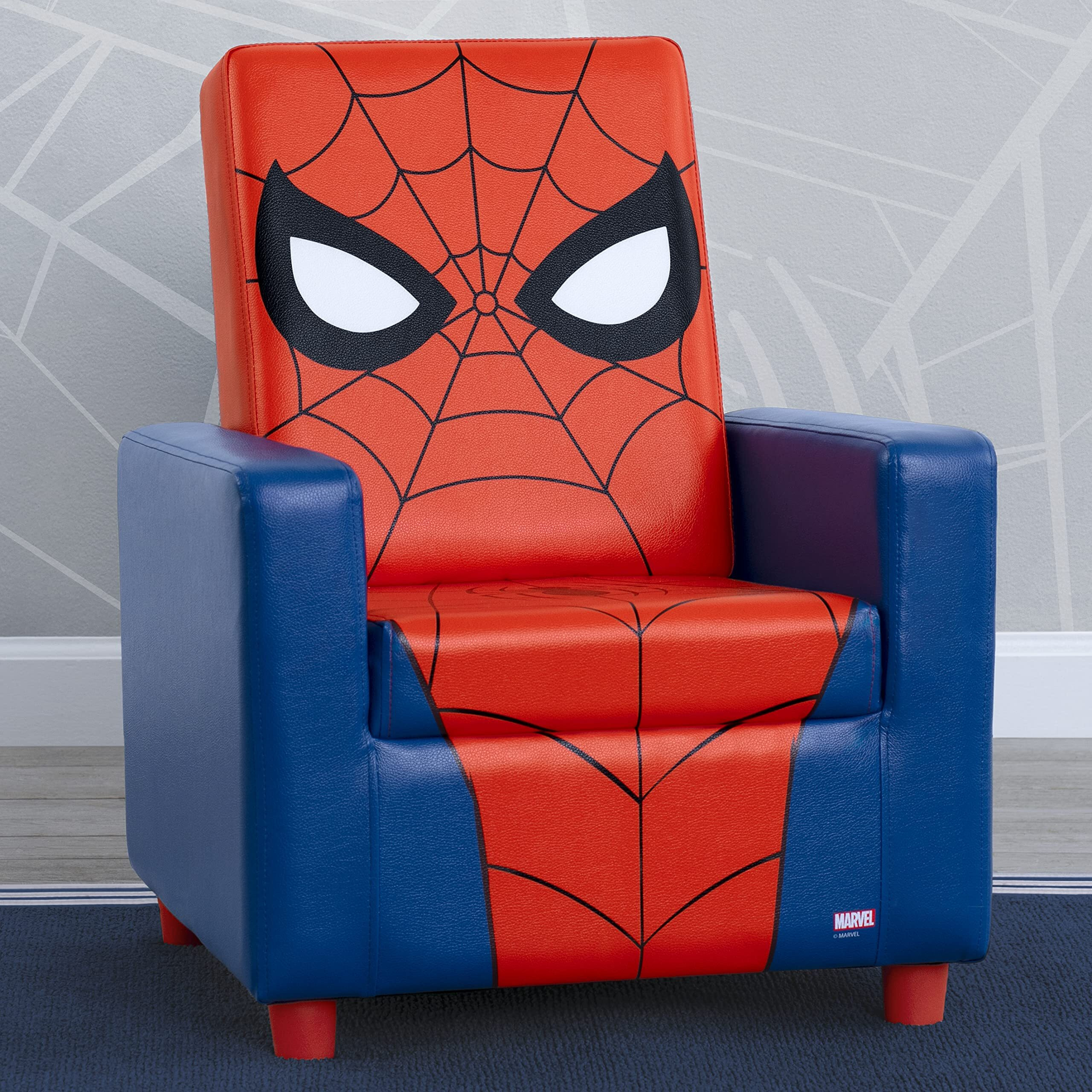 Delta Children High Back Upholstered Chair, Spider-Man