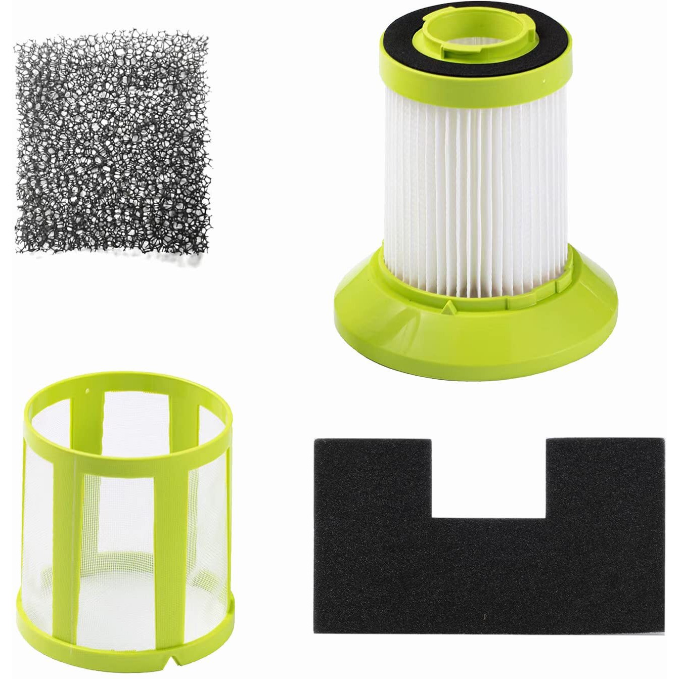 Purexpert Replacement Filter Kit 1613056 And 1613054 And  1613055 For Bissell Zing And Aeroswift Bagless Vacuum. Fits 2156A, 21562,2156E