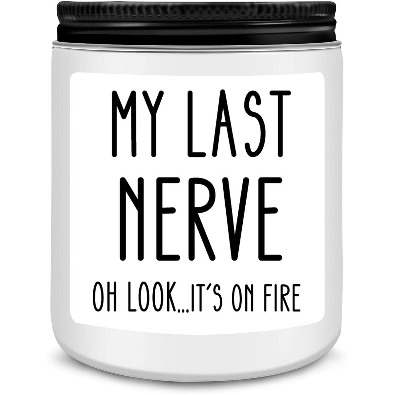 Homsolver Birthday Gifts For Women, Friend Gifts For Women, Birthday Gifts For Mom Best Friend Sister Coworker Gifts, My Last Nerve Candle, Mom Gifts