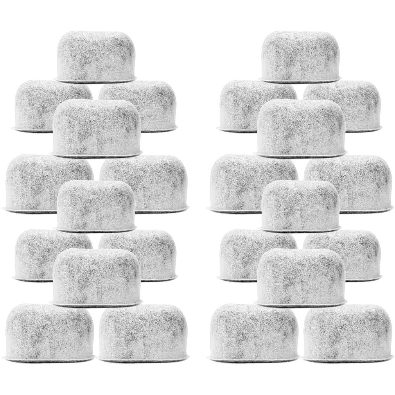 Pack Of 24 Replacement Charcoal Water Filters For Cuisinart Coffee Machines By Housewares Solutions