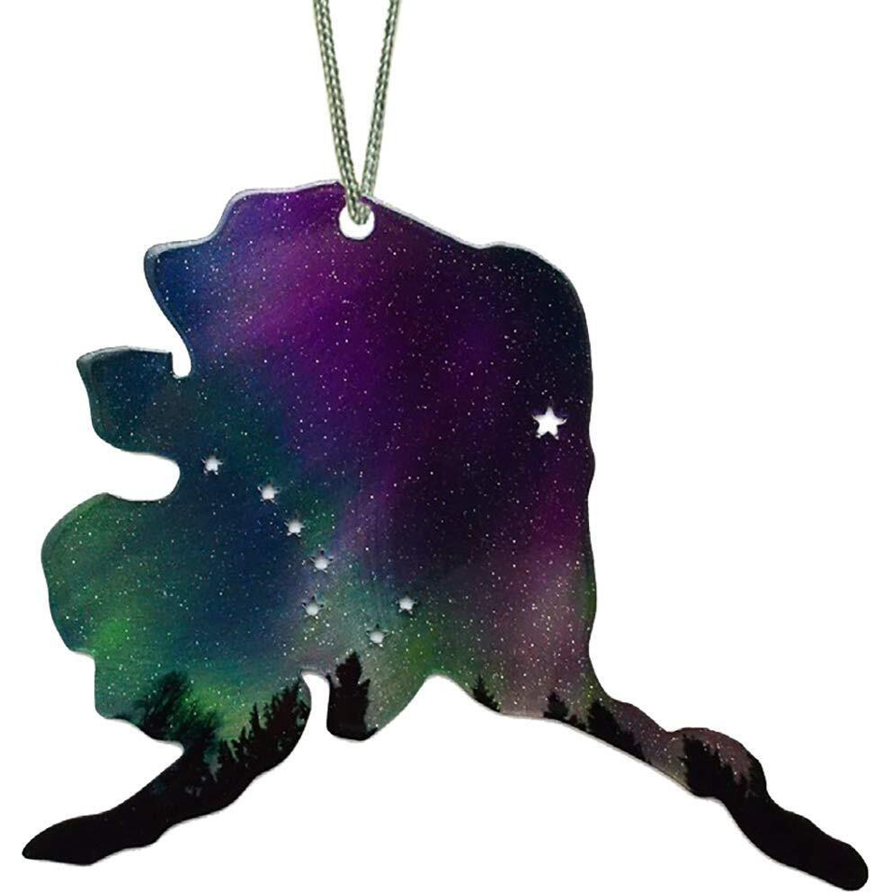 Alaska Ornament, Fire And Ice, 4 Inches, Made In The Usa By D'Ears 8247