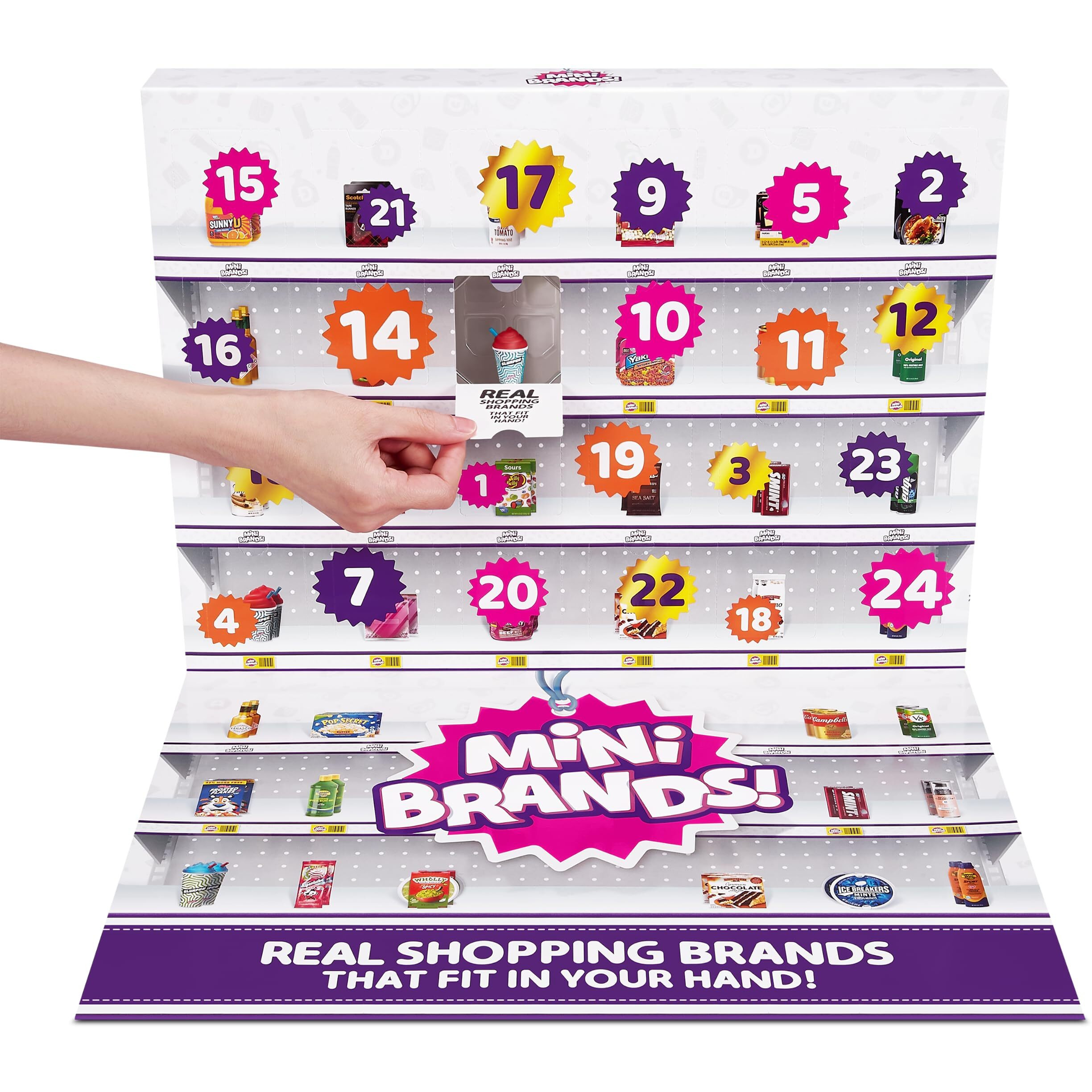 Mini Brands Advent Calendar By Zuru Mini Brands Limited Edition Advent Calendar With 4 Exclusive Minis, Mystery Collectibles Toys Comes With 24 Minis (Multi Color)