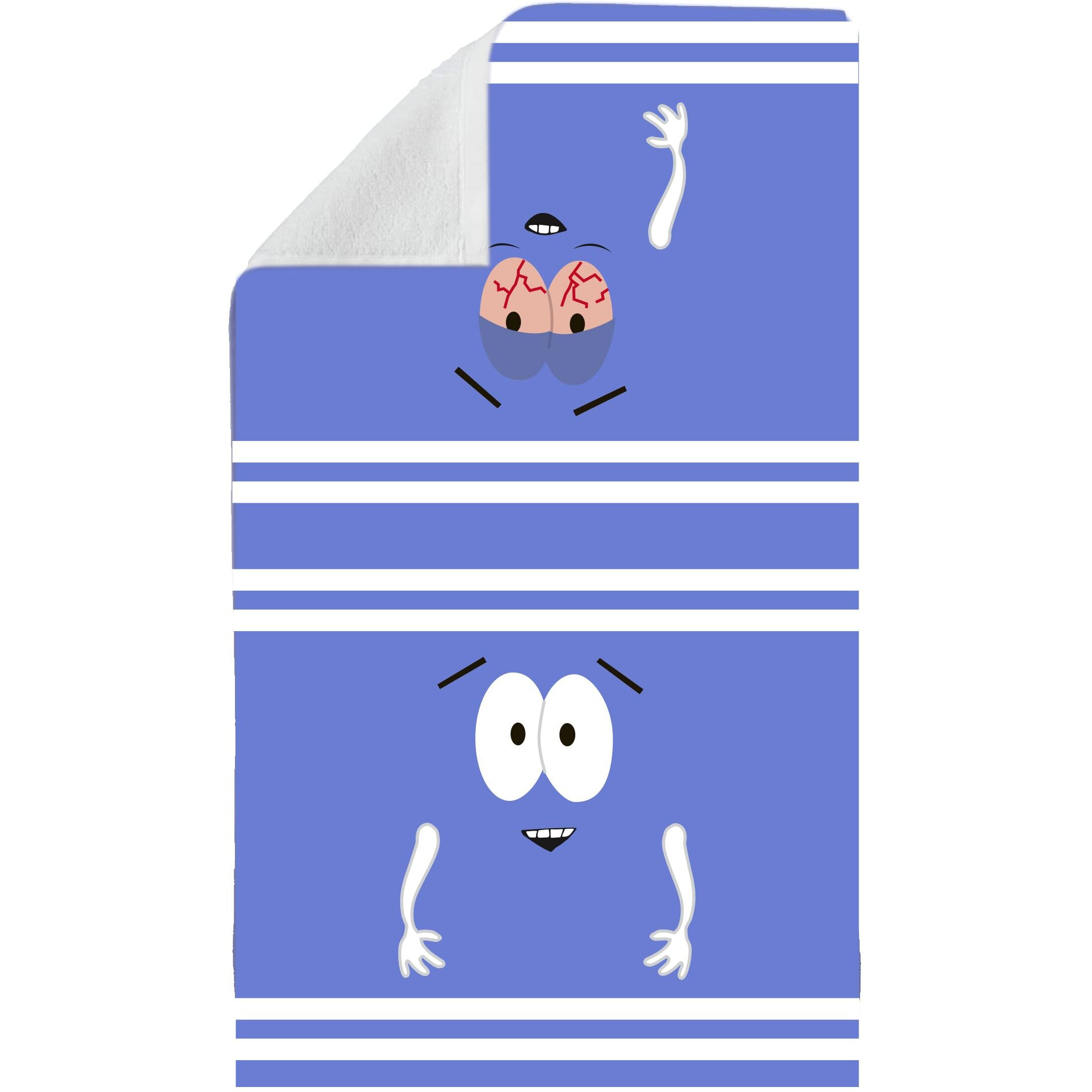 South Park Towelie Hand Towel Officially Licensed, Perfect For Decor, Sports, Beach Or Pool (23X13.5 Inches)