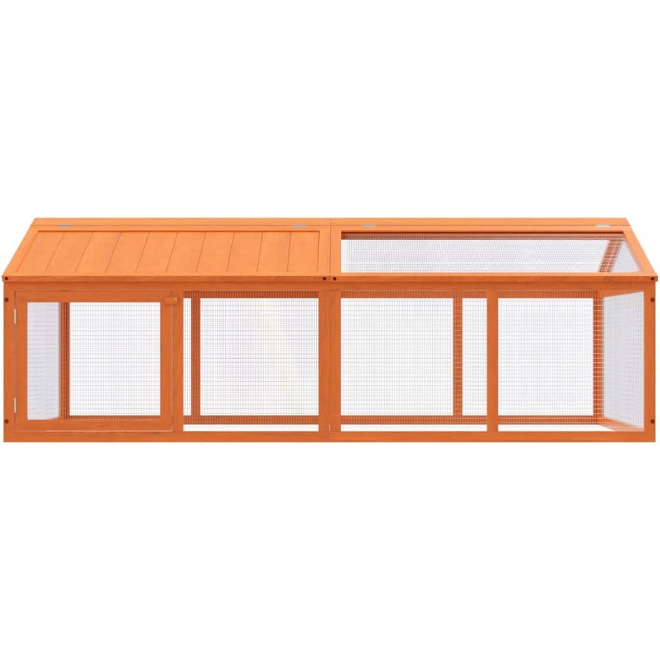 Vidaxl Run Box Brown 78.7X44.3X29.1 Solid Wood Pine