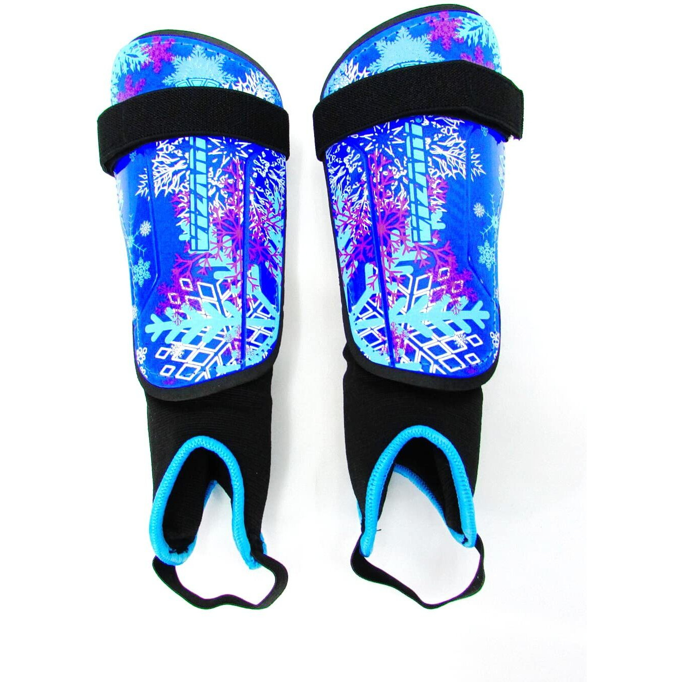 Vizari Frost 2 Soccer Shinguard With Ankle Protection For Boys And Girls (Blue/Purple, Xx-Small)