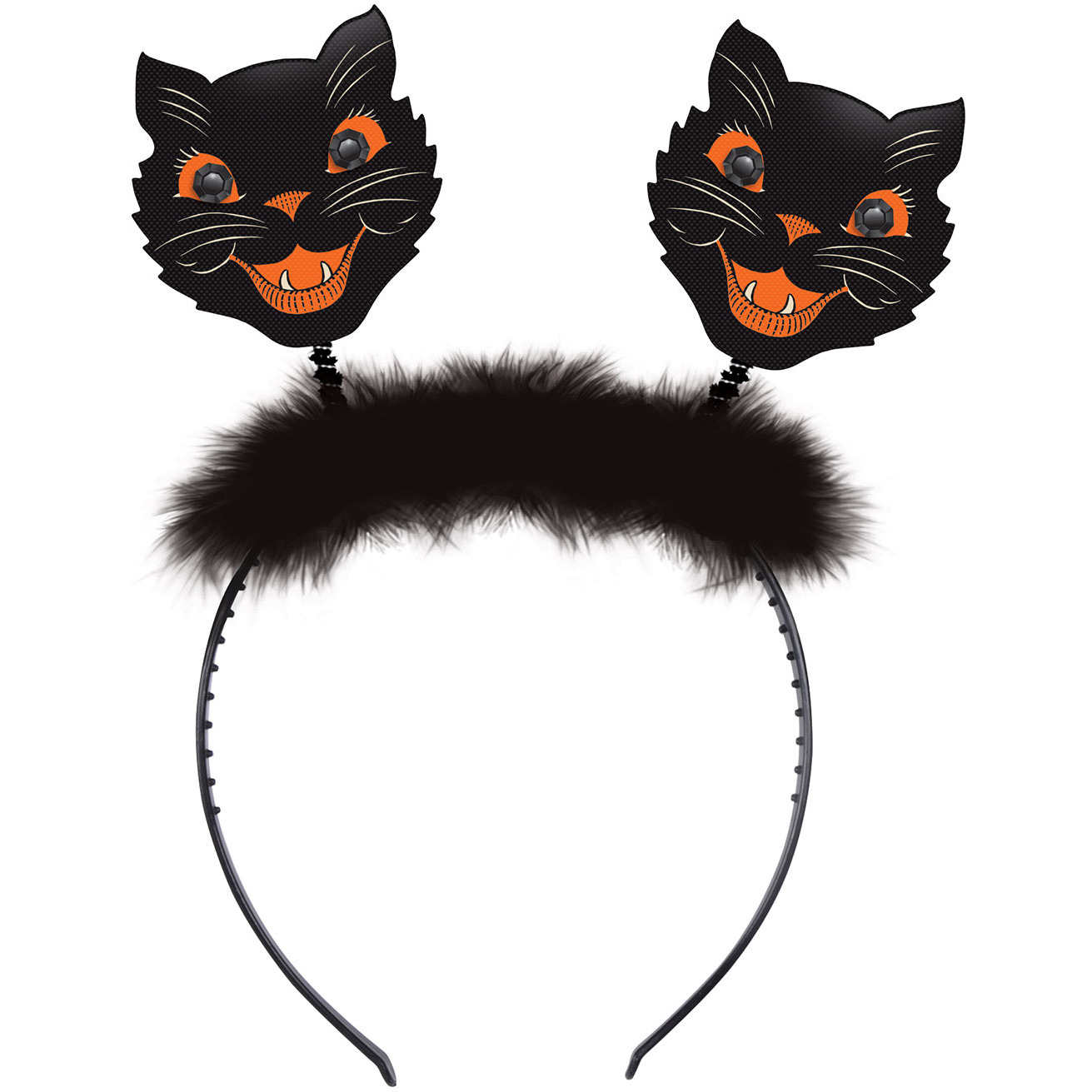 Vintage Halloween Cat Boppers
