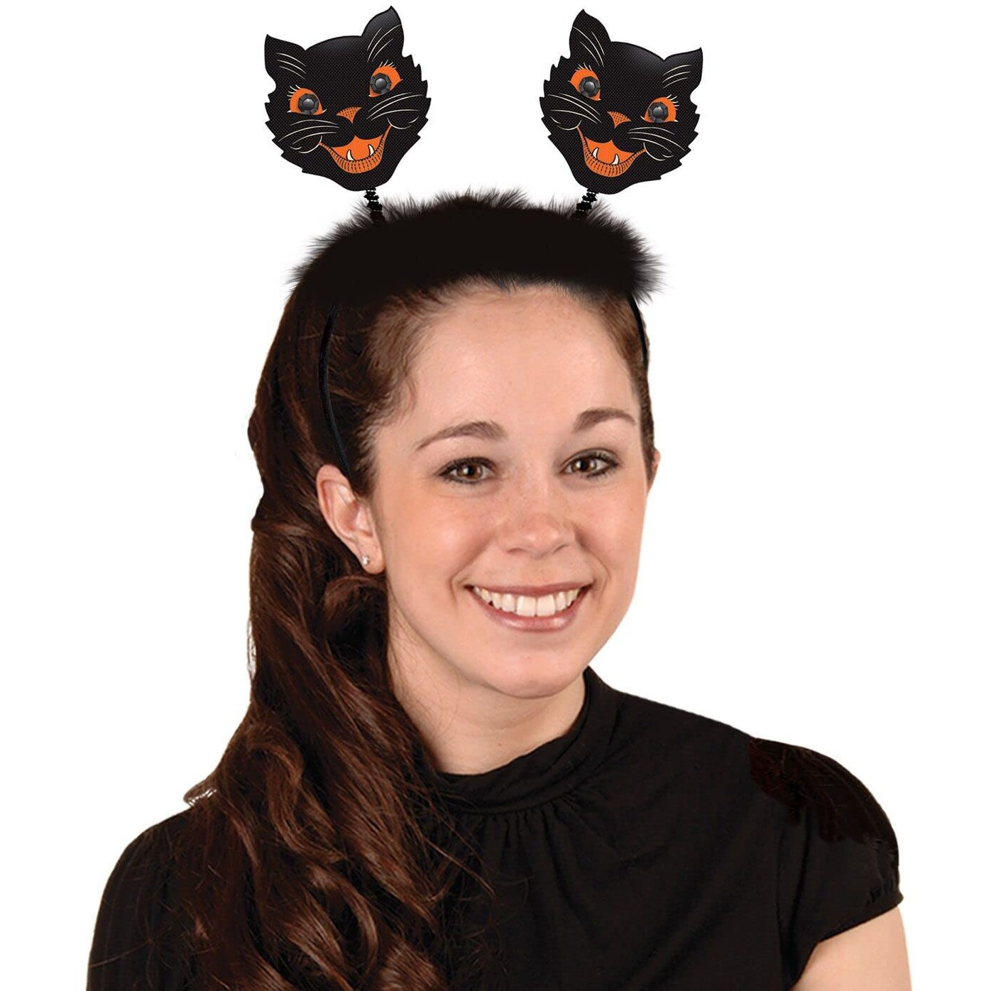 Vintage Halloween Cat Boppers
