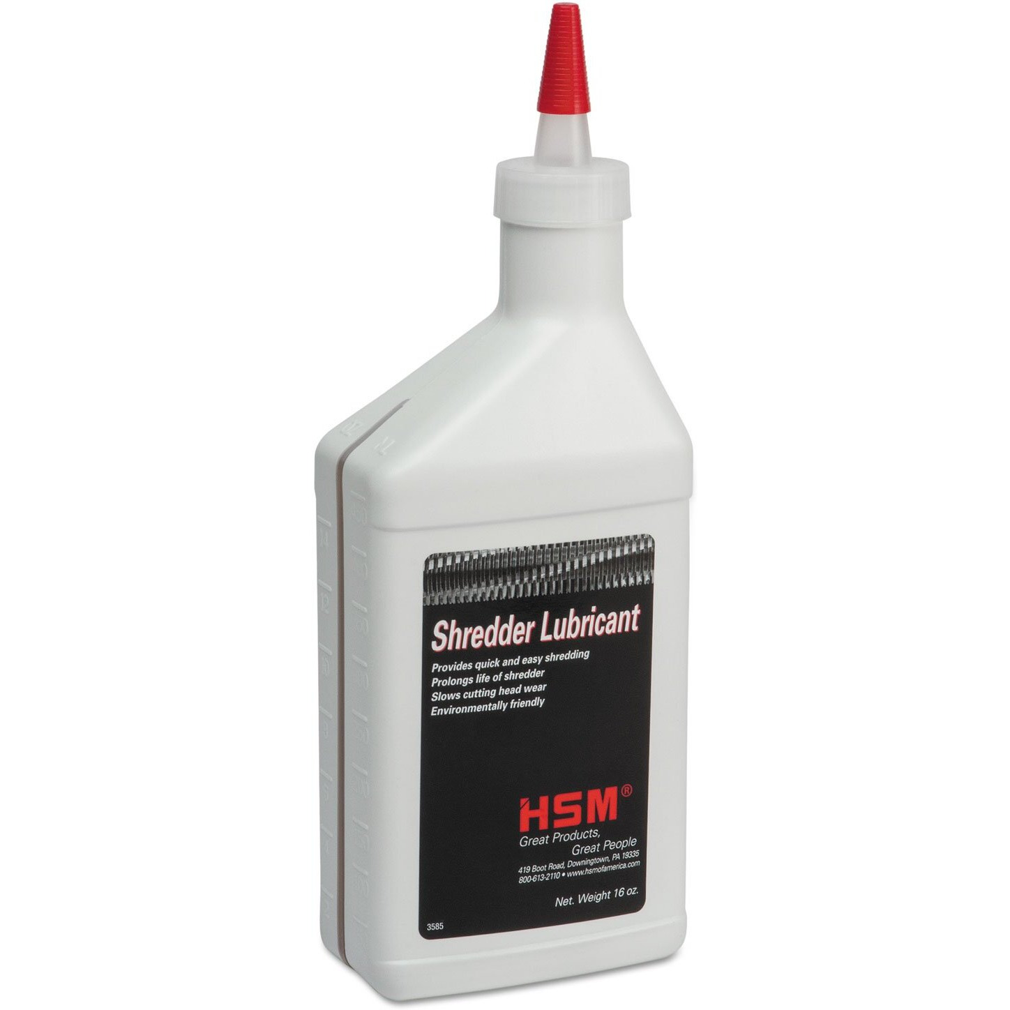 Hsm Of America Shredder Oil, 16-Oz. Bottle (314)