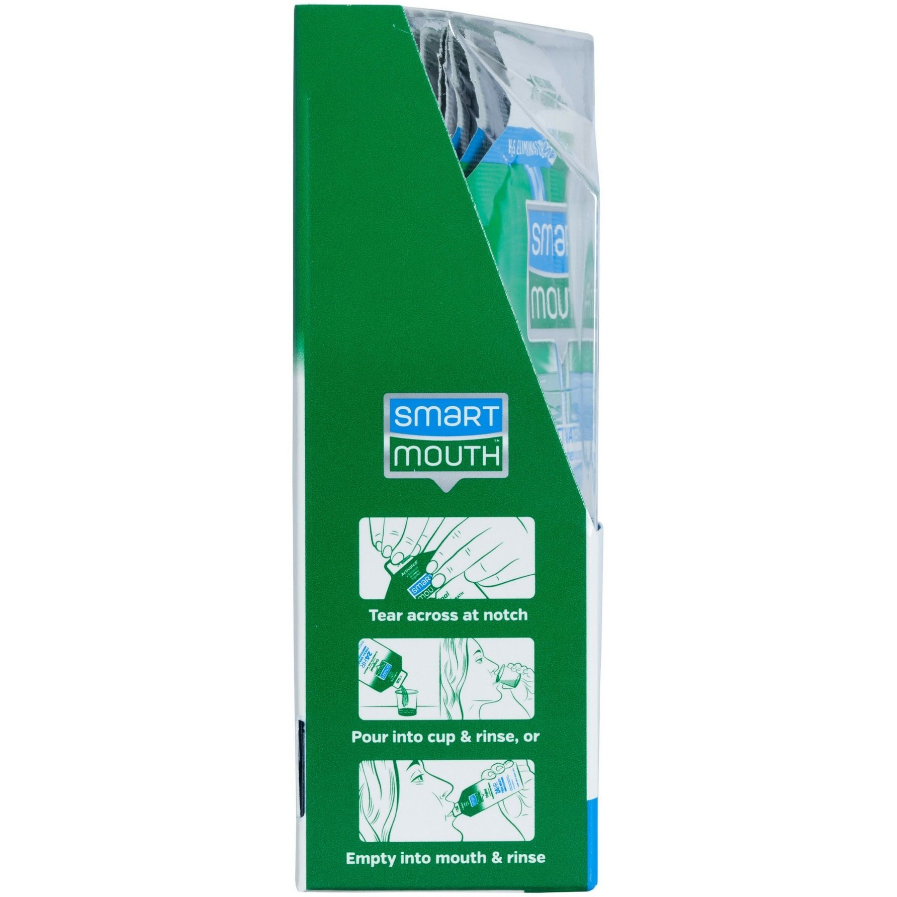 Smartmouth Mouthwash Packets, Clean Mint, 10 Count