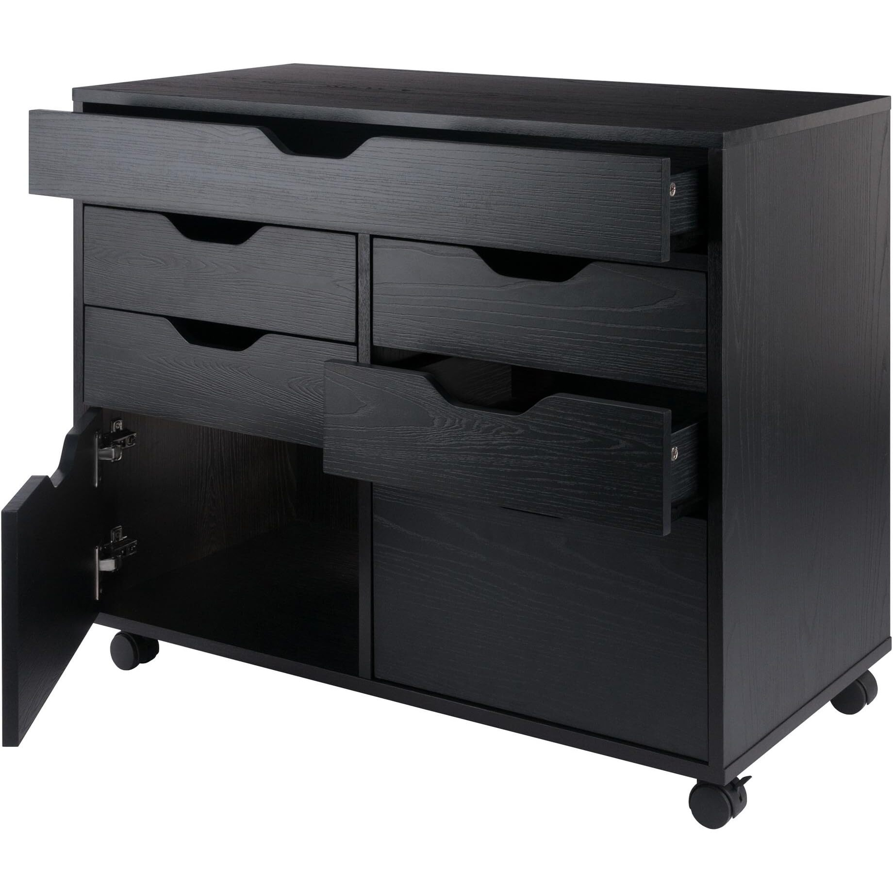 Winsome Wood Halifax Cabinet, Black