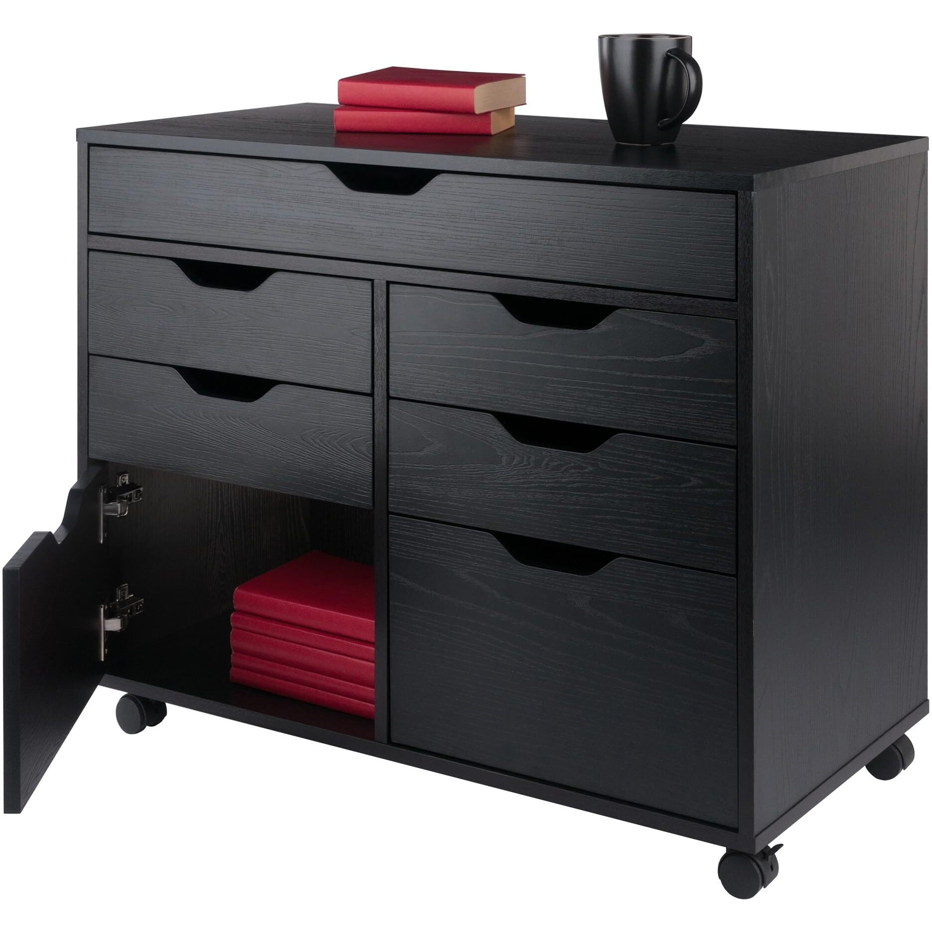 Winsome Wood Halifax Cabinet, Black