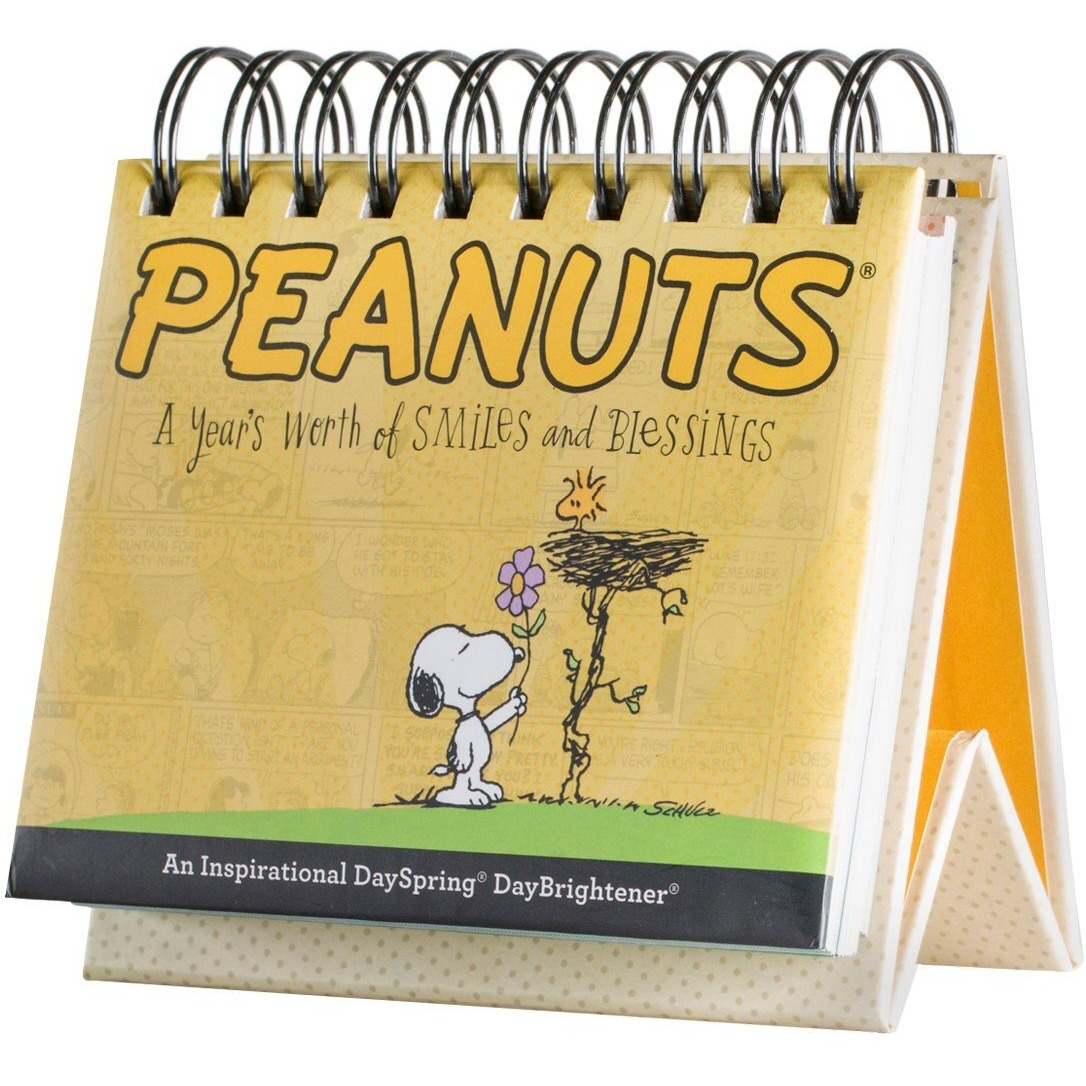 Dayspring - Peanuts - Smiles And Blessings - Perpetual Calendar (75668), Yellow