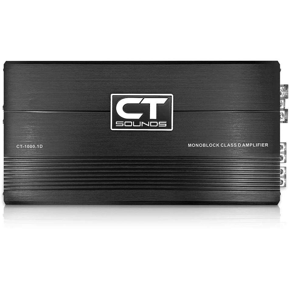 Ct Sounds Ct-1000.1D Compact Class D Car Audio Monoblock Amplifier, 1000 Watts Rms