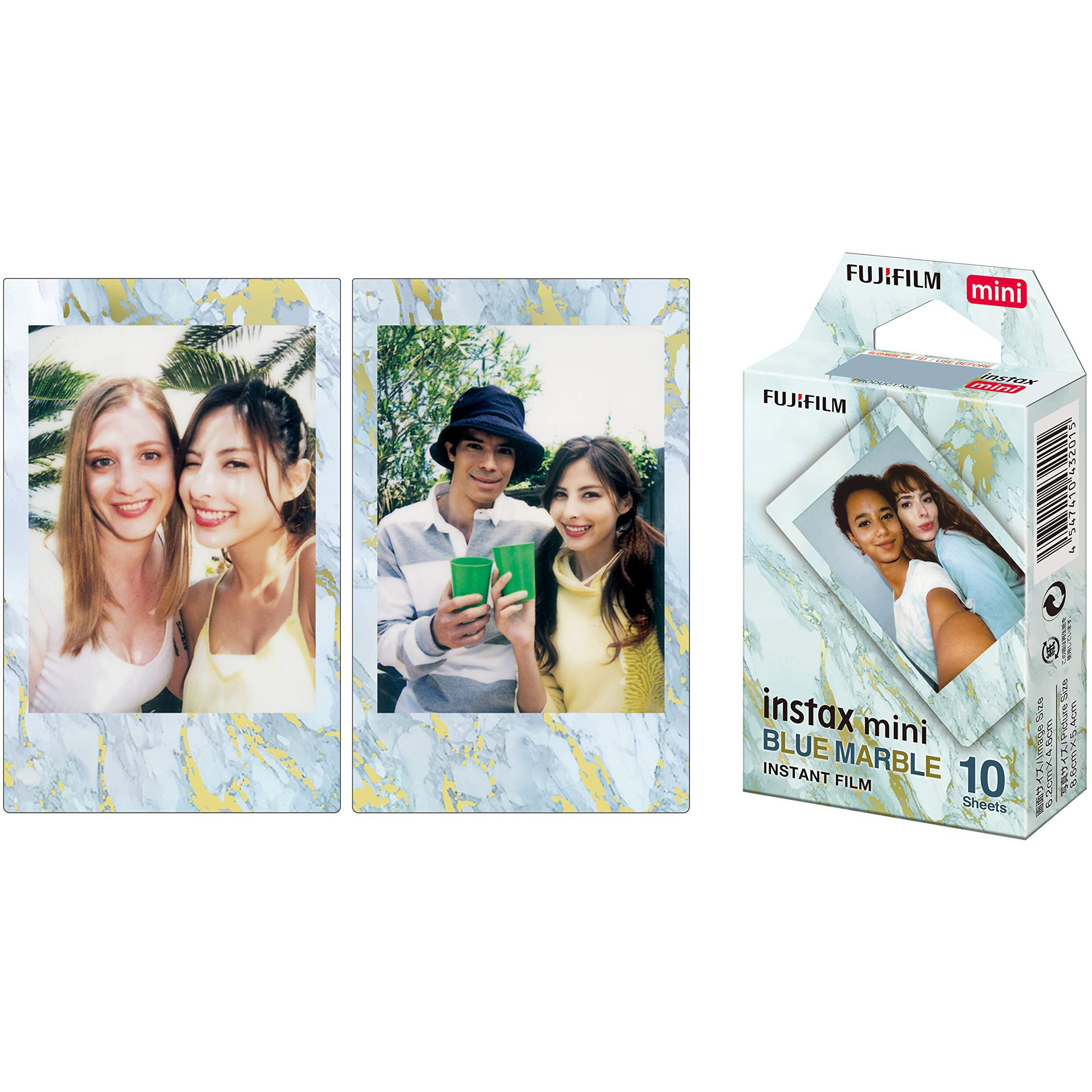Fujifilm Instax Mini Blue Marble Film - 10 Exposures