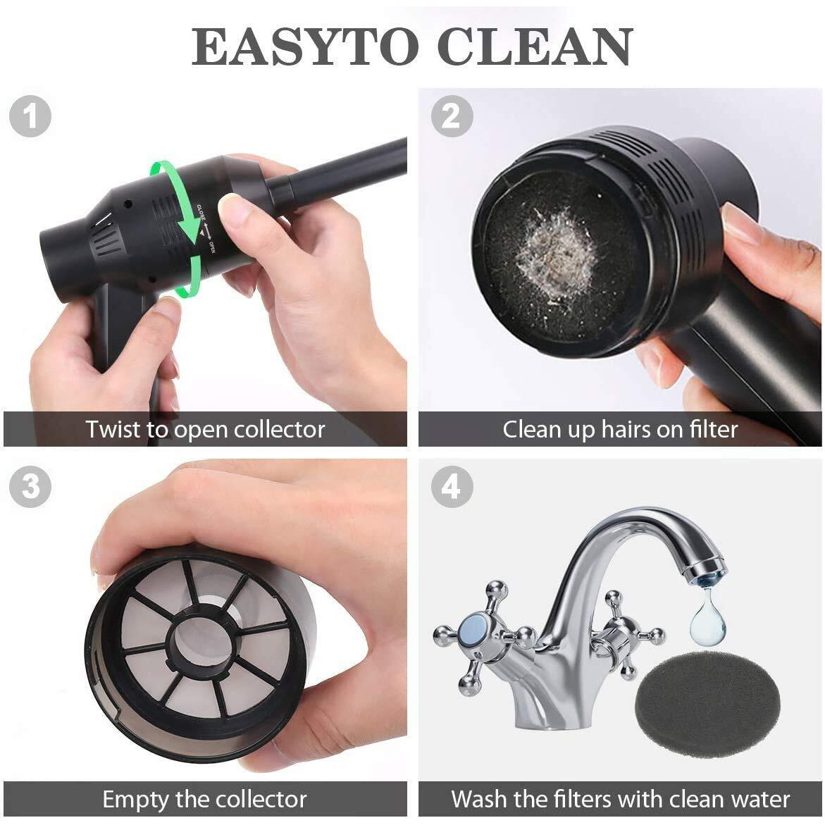 Honkyob [Upgrade Mini Vacuum Cordless Vacuum Keyboard Cleaner Rechargeable Desk Vacuum For Cleaning Dust,Hair,Crumbs,Eraser Scrap,Cigarette Ash,Laptop,Pet House