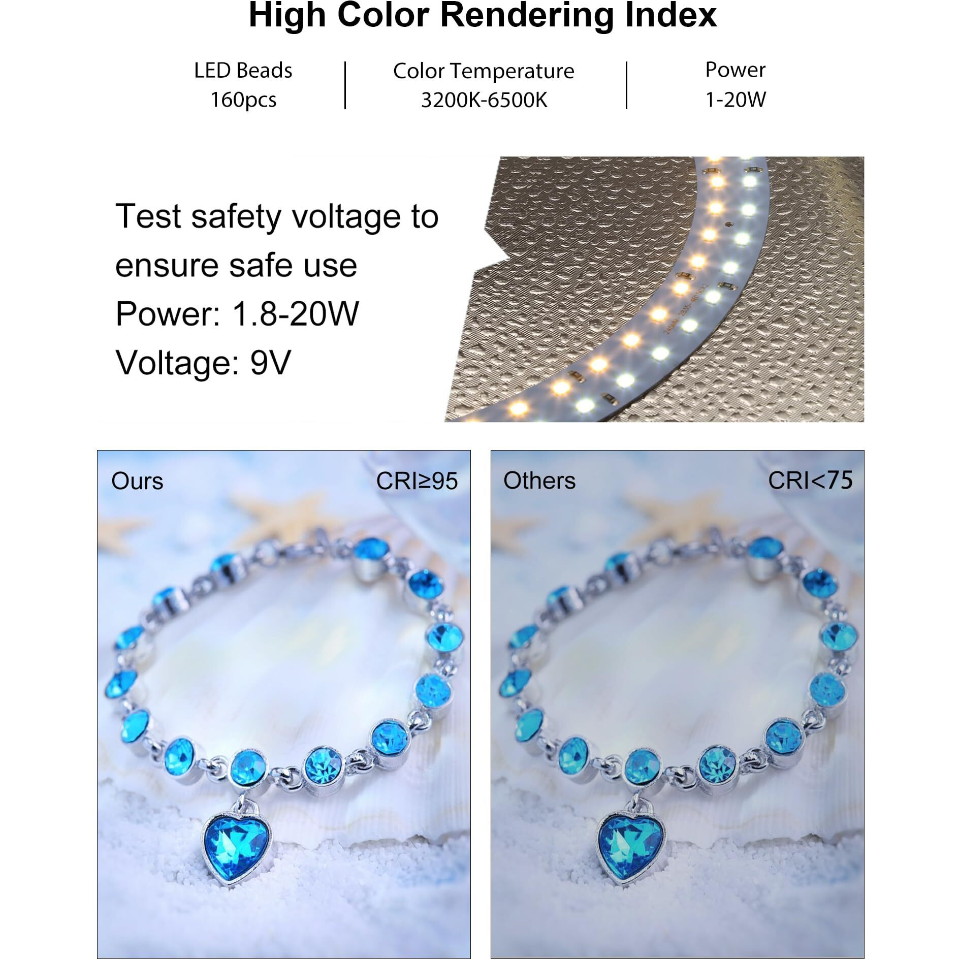 Puluz Light Box Photography, 20X20 Inch Large Photo Light Box With 160 Led Beads, Cri &gt95, Professional Portable Photo Booth Shooting Tent Kit With 12 Color Backdrops For Product Photography